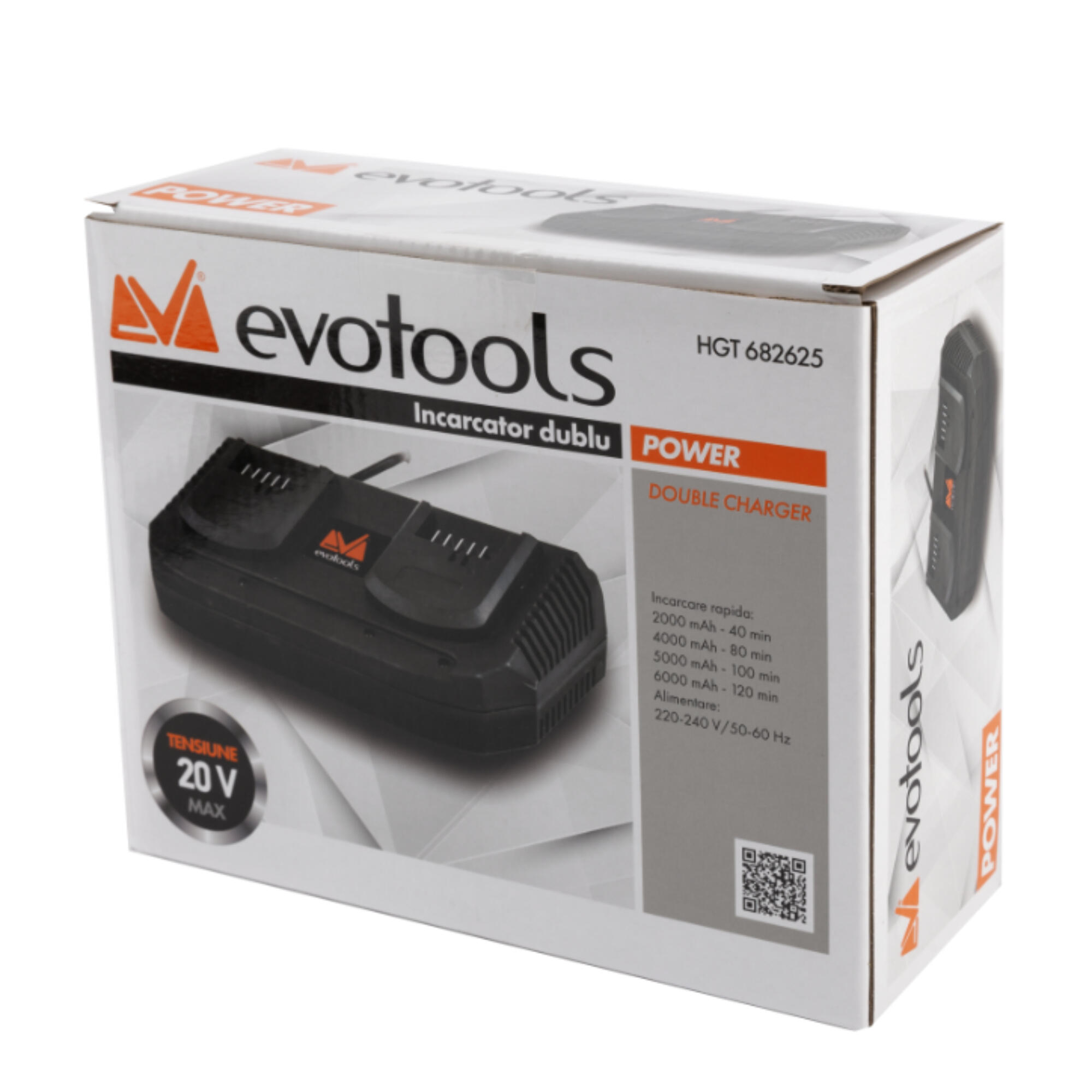 Incarcator dublu Power Evotools