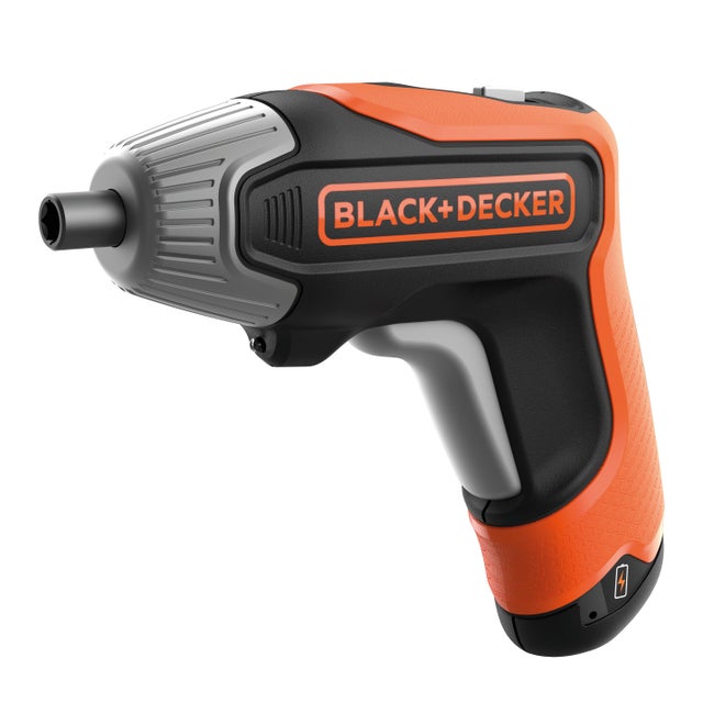 Atornillador a batería BLACK + DECKER 3.6V Brushless - 1 bateria - 10 accesorios, cargador micro-USB 2A, estuche rígido y manual de instrucciones - BCF611CK-QW