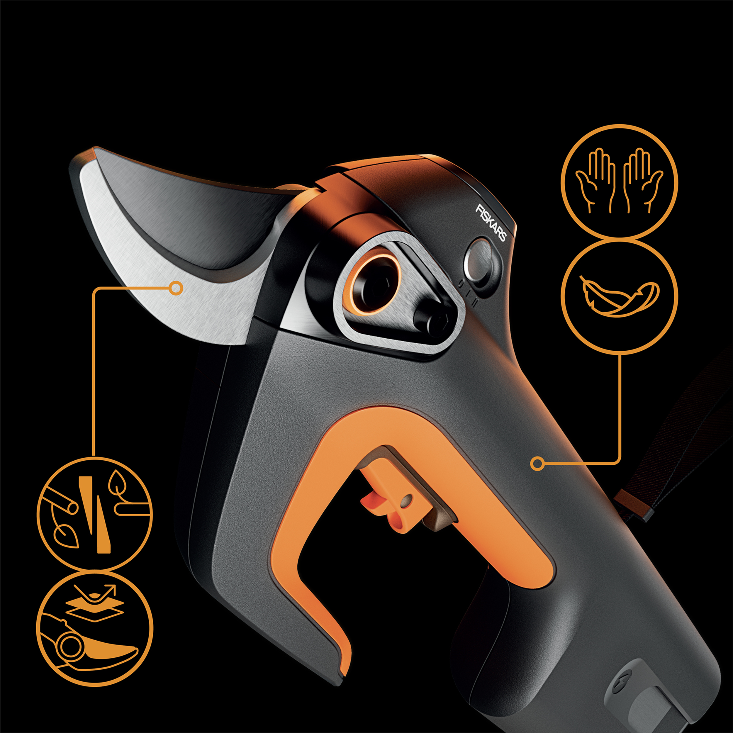 Sekator elektryczny Fiskars L 12V-4Ah (samo urządzenie) - 7