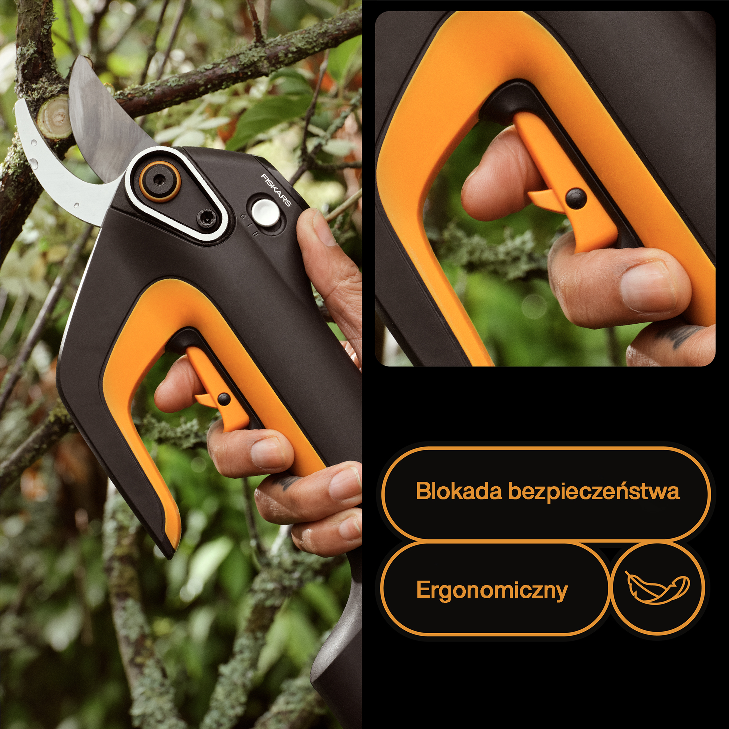 Sekator elektryczny Fiskars L 12V-4Ah (samo urządzenie) - 4