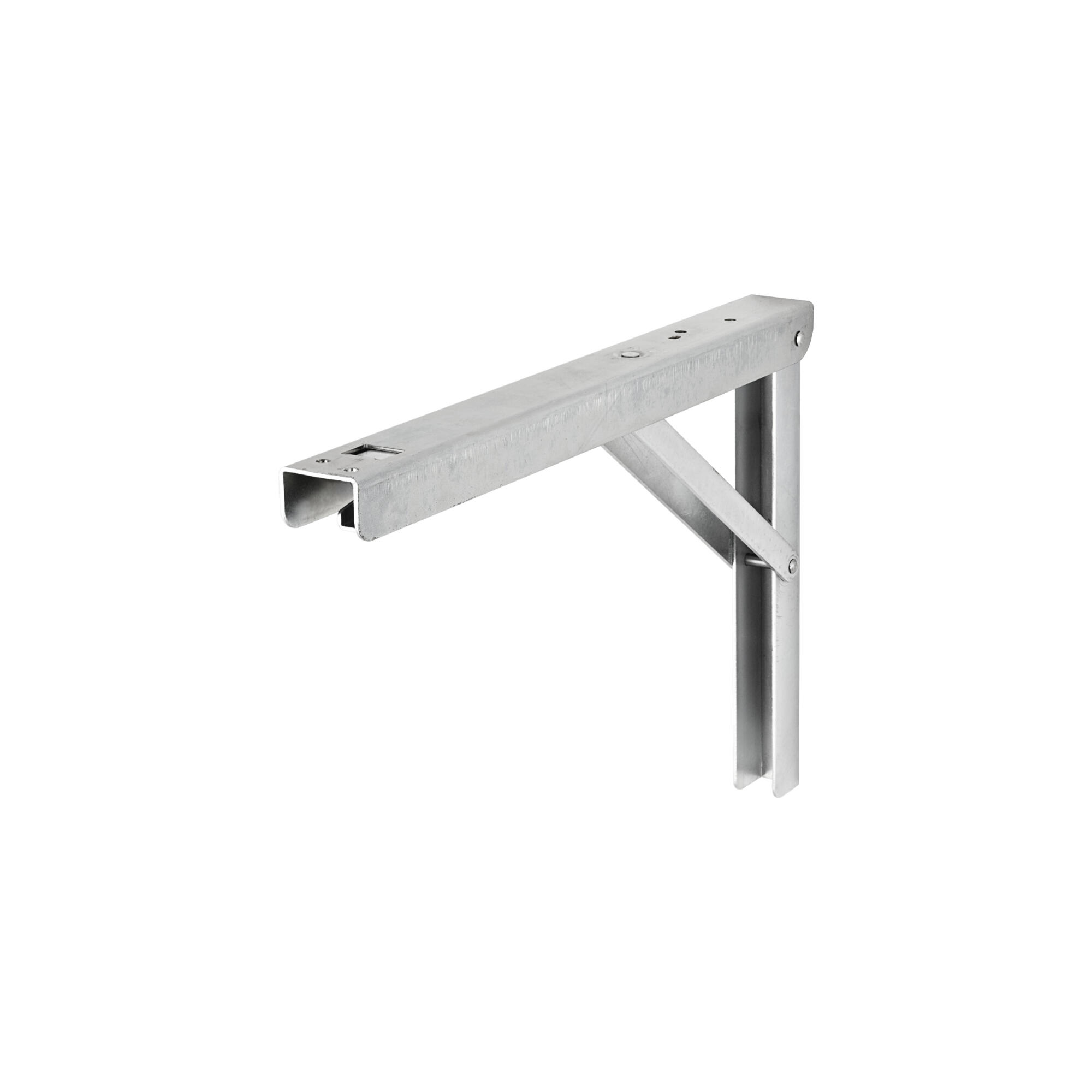Consola raft, rabatabila, 400 x 270 mm, crom | Leroy Merlin