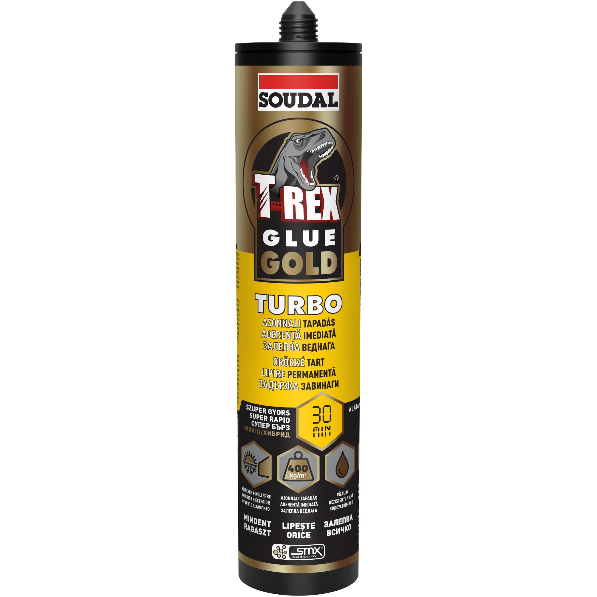 Adeziv T-Rex Turbo Gold, de asamblare si montaj, 290 ml