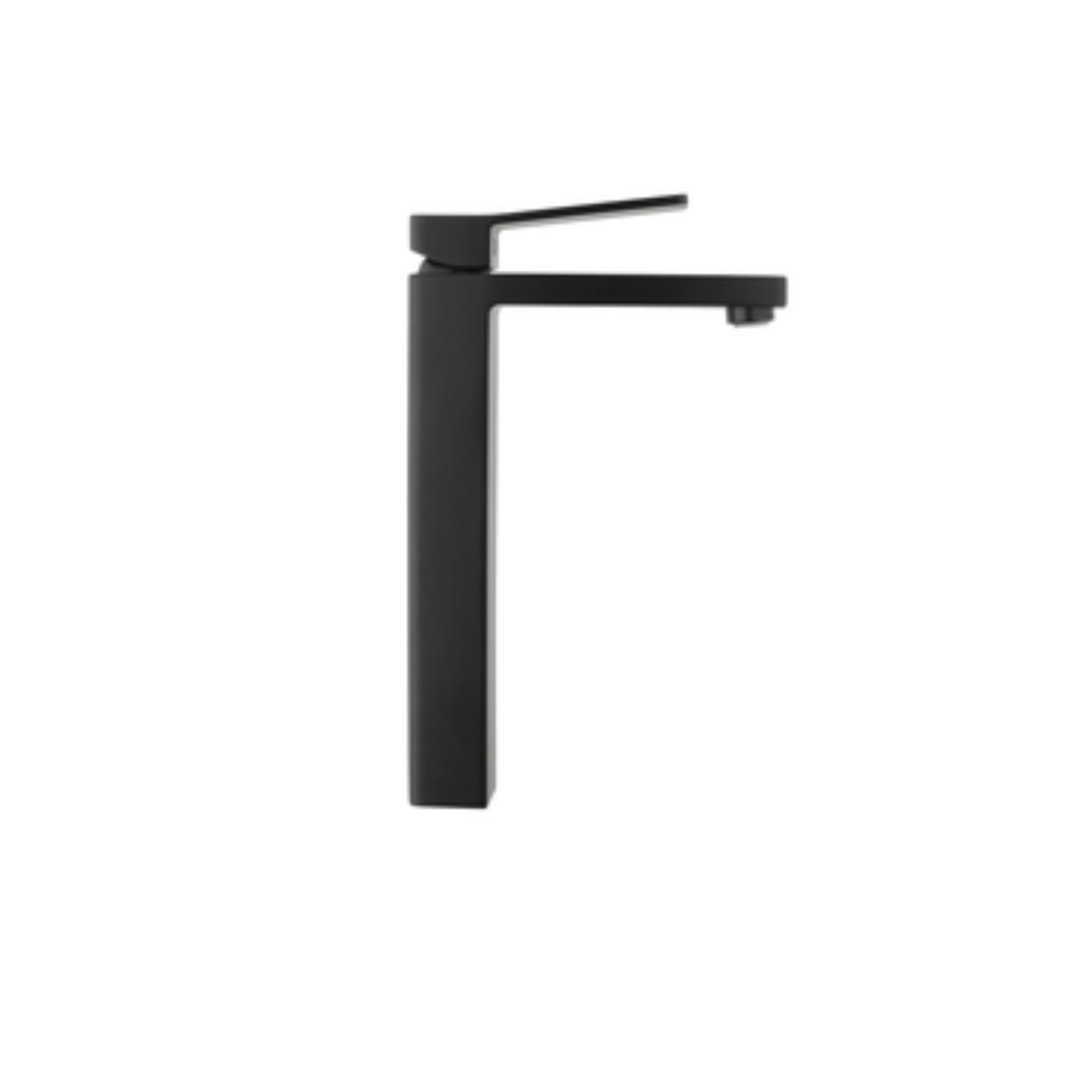Rubinetto per lavabo a canna alta Studio nero opaco SENSEA H 30.8 cm - 3