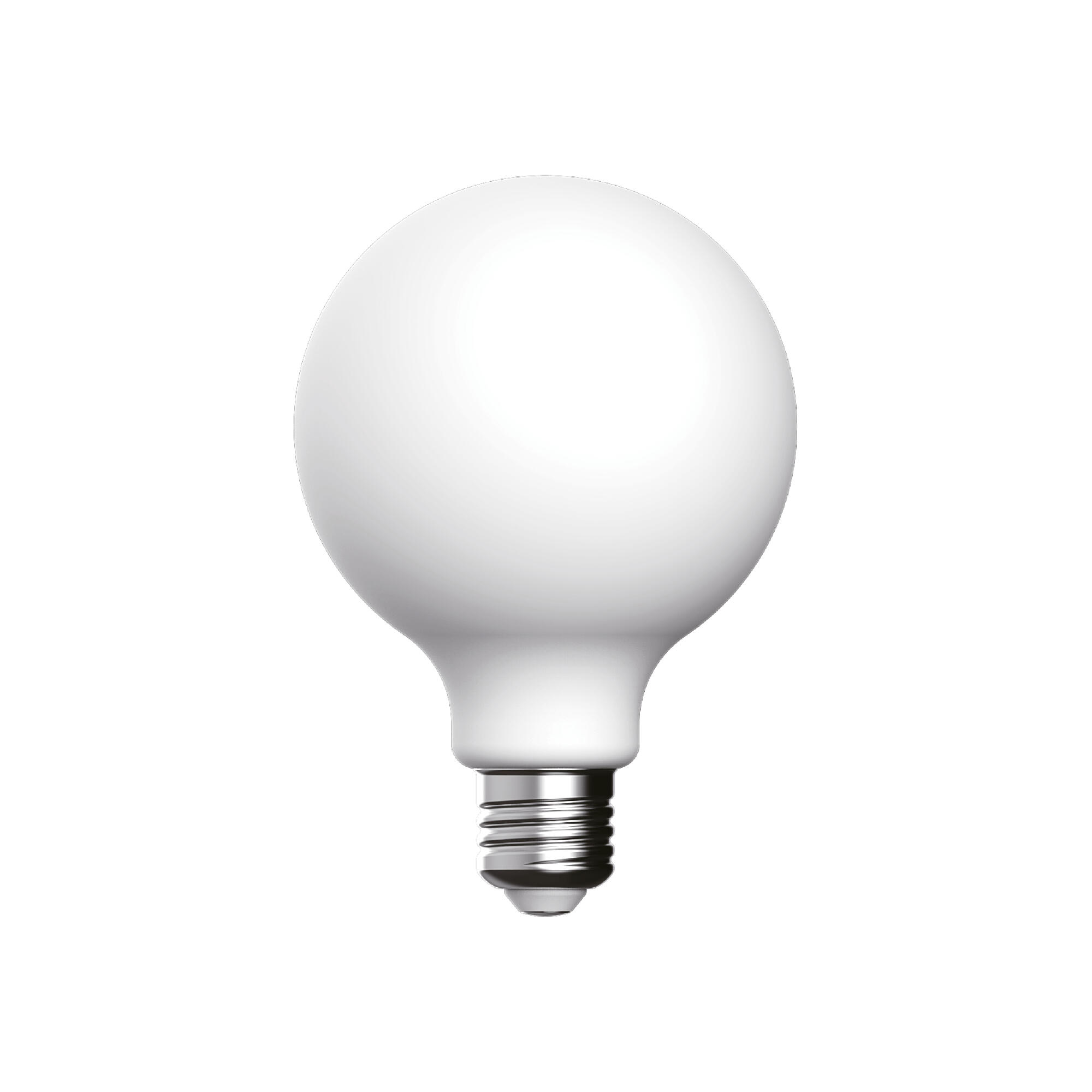 Bec LED decorativ Lexman, E27, G95, 7 W, lumina neutra, 4000K, 806lm, moon