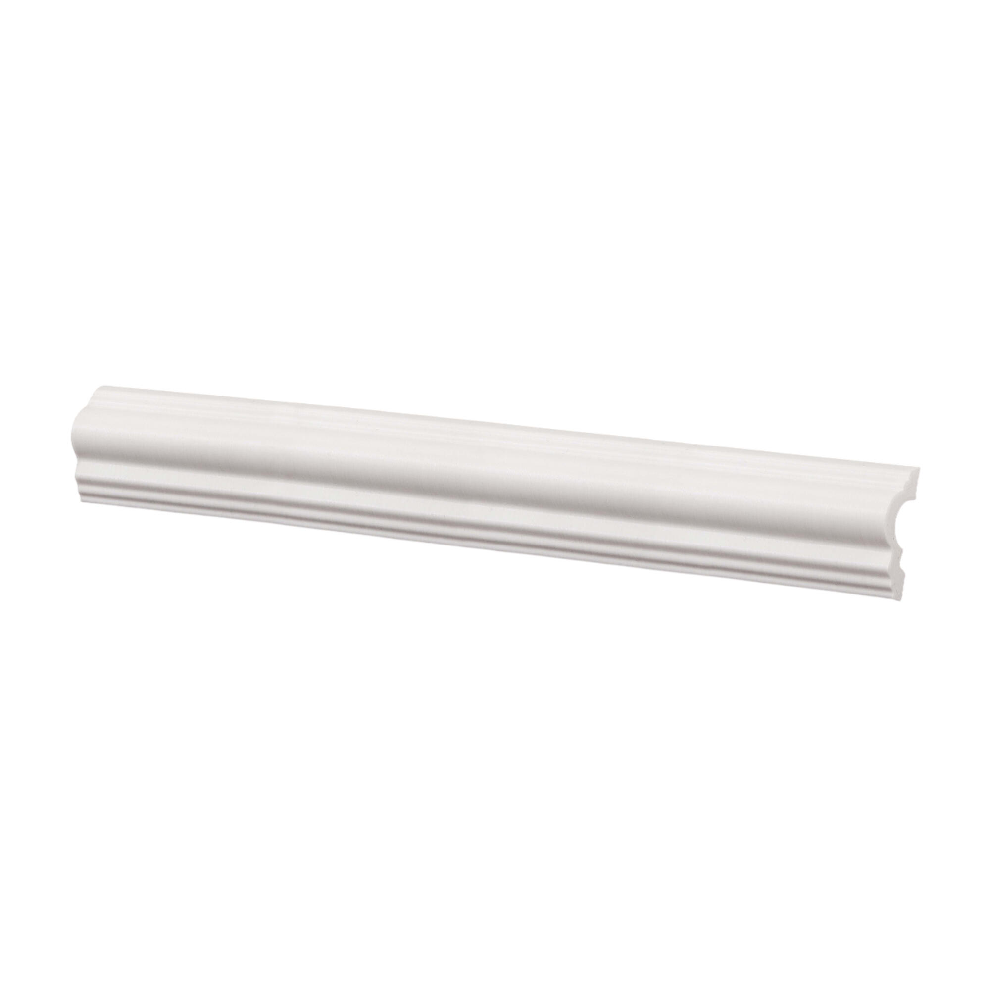 Bagheta polistiren extrudat de colt BG50/14, 200 x 5 cm, alb