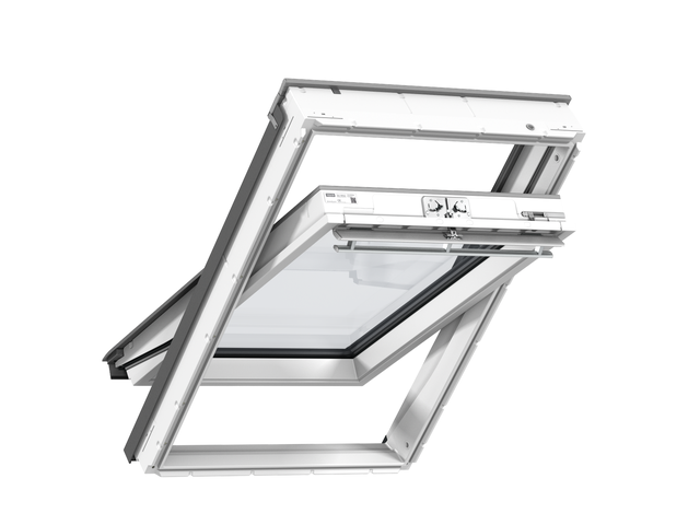 Okno dachowe 3-szybowe PU GLU 78x140 cm obrotowe otwieranie górne Confort+ Velux