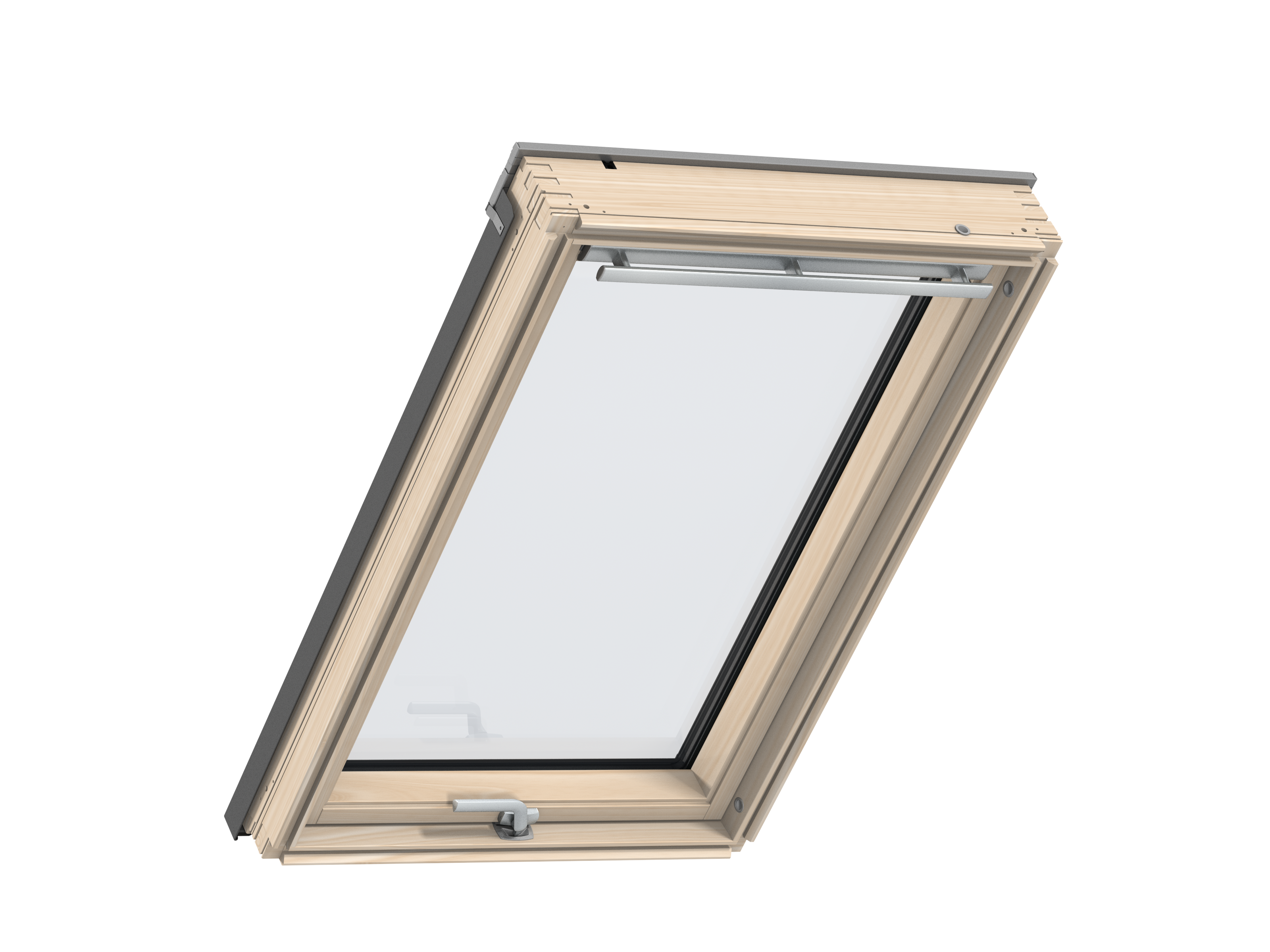 Okno dachowe 3-szybowe drewniane GLL 78x140 cm obrotowe otwieranie dolne Confort+ Velux