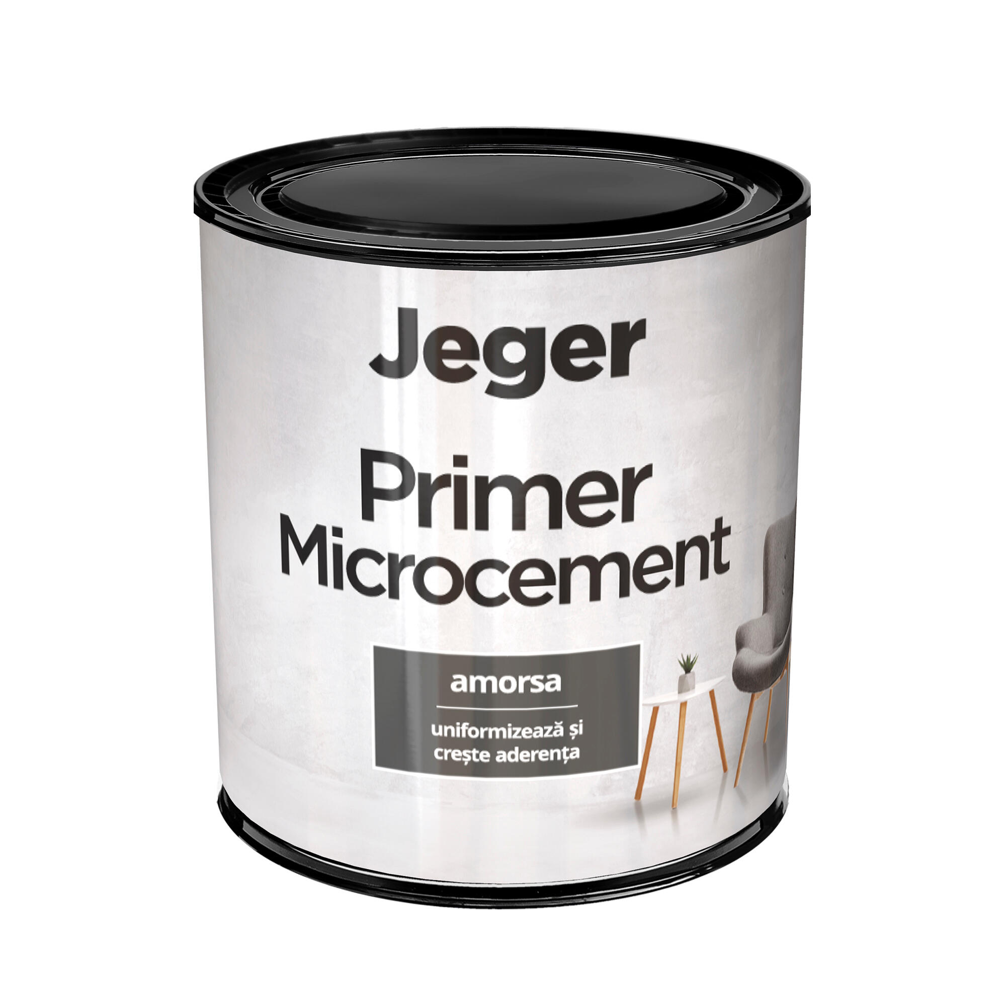 Amorsa Jeger pentru perete, interior, efect Microcement, 0.5L