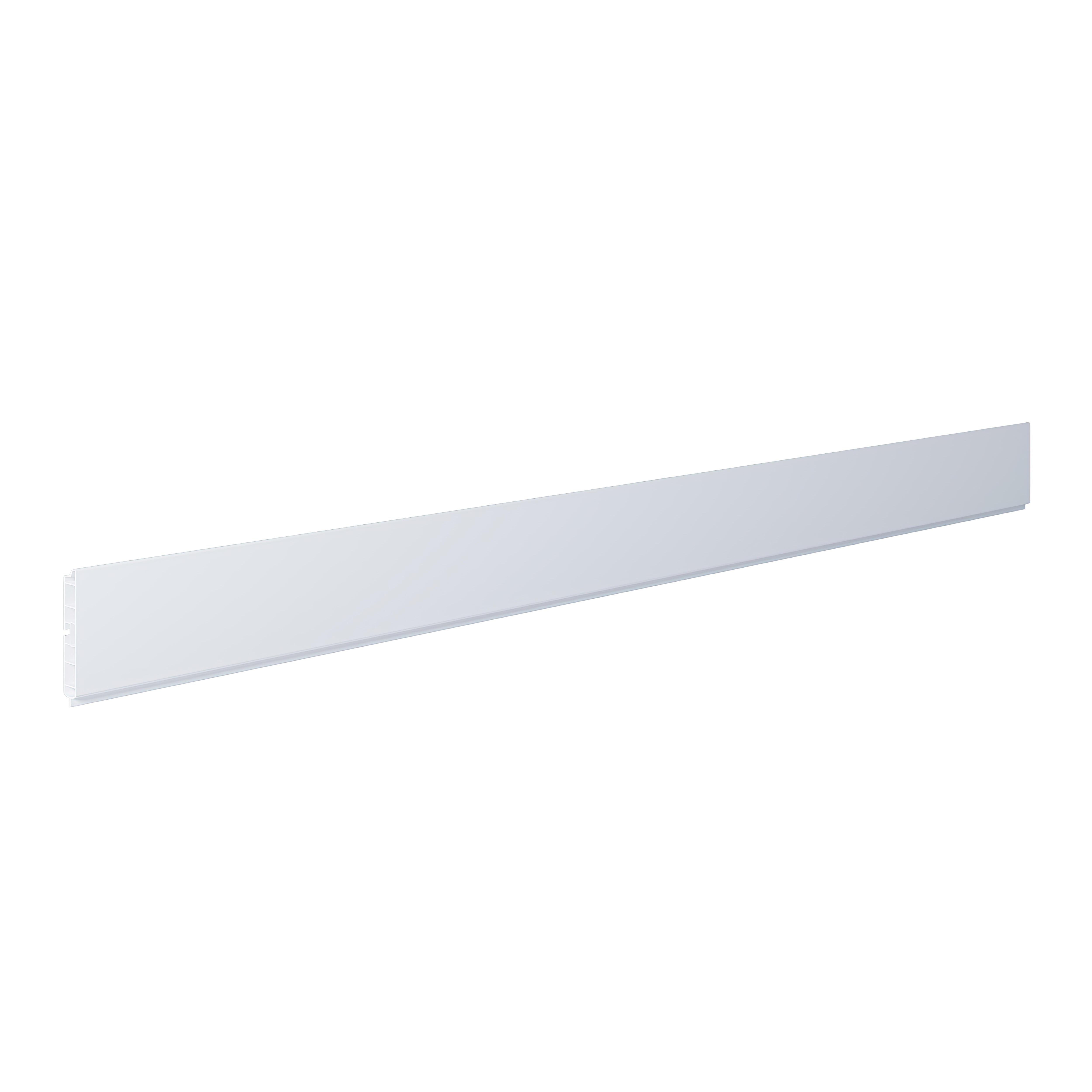 Plinta, din PVC, 200 x 10 cm, alb mat