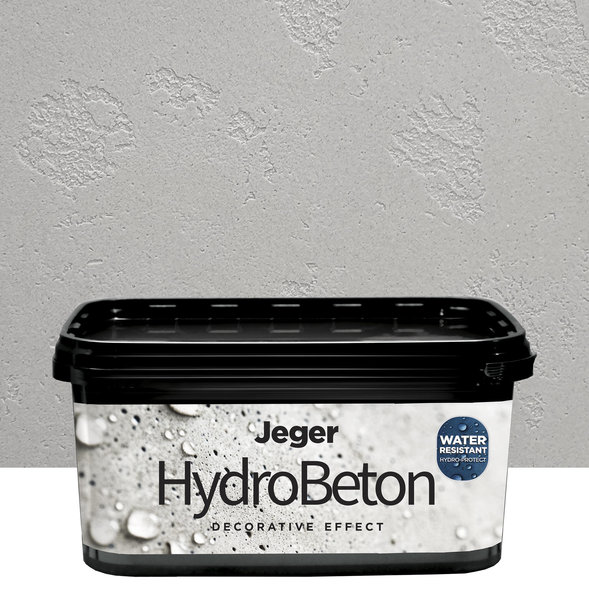 Vopsea decorativa Jeger, efect Hydro Beton, 8kg Avorio | Leroy Merlin