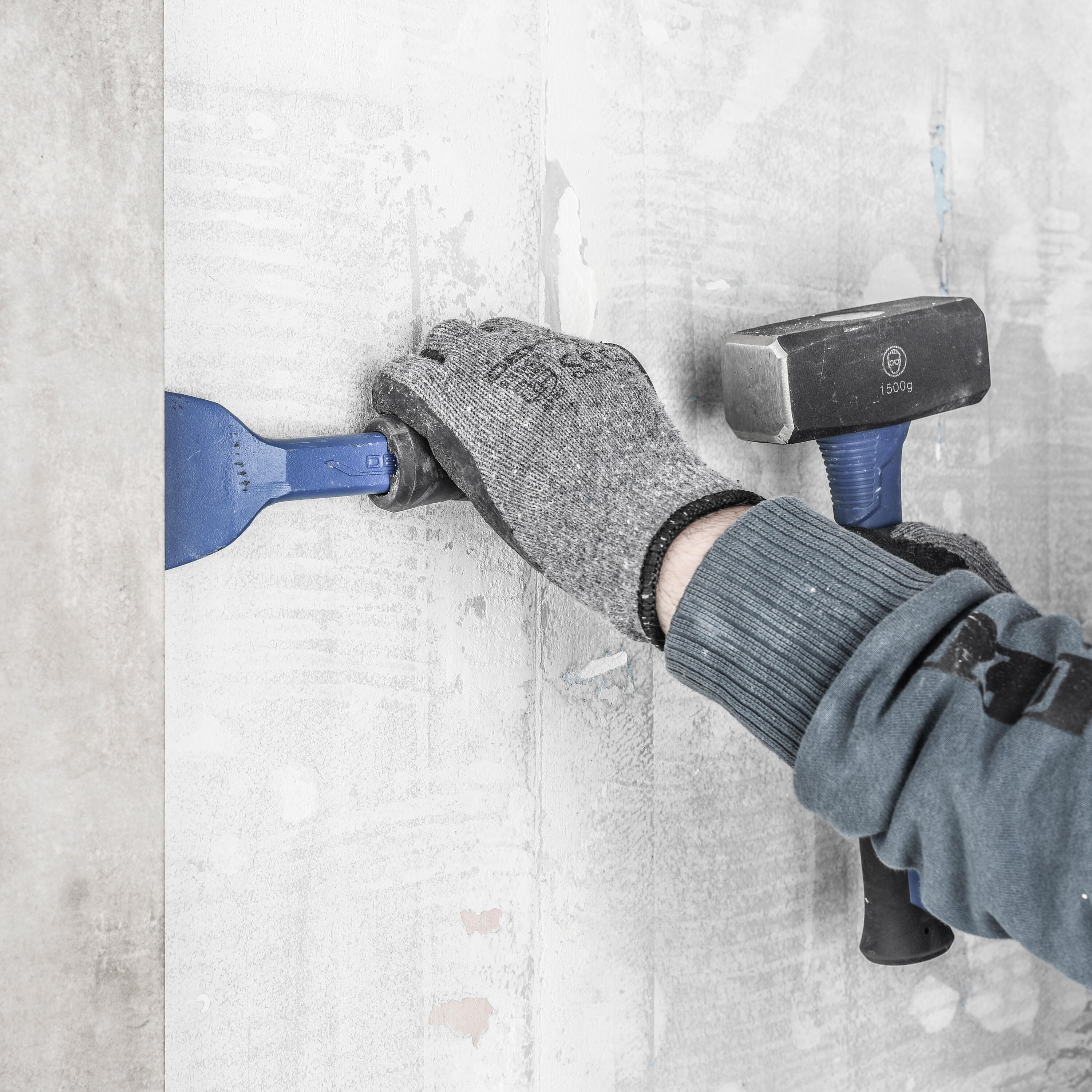 Ciseau à brique DEXTER en acier, L.23 cm - 4