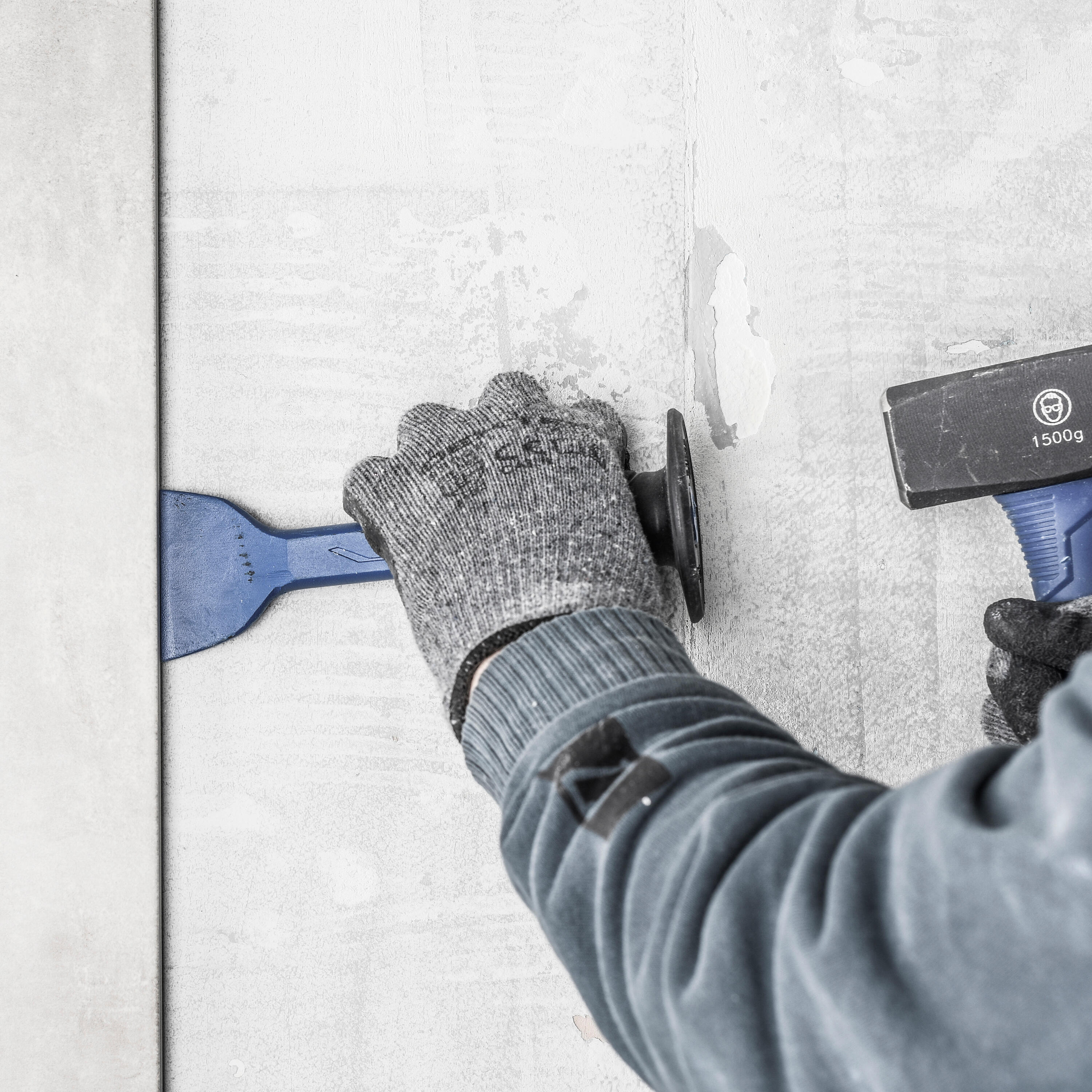 Ciseau à brique DEXTER en acier, L.23 cm - 2