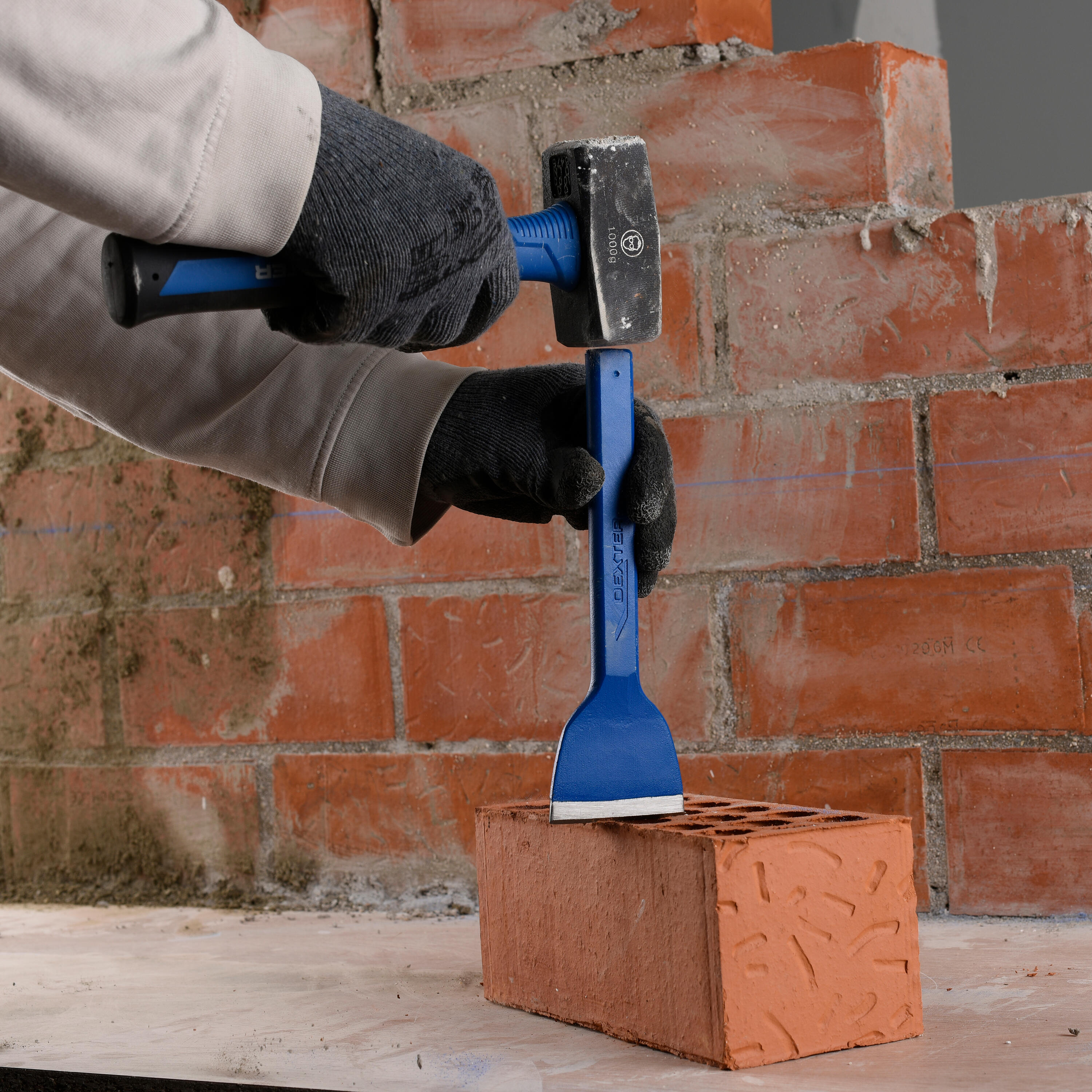 Ciseau à brique DEXTER en acier, L.23 cm - 5