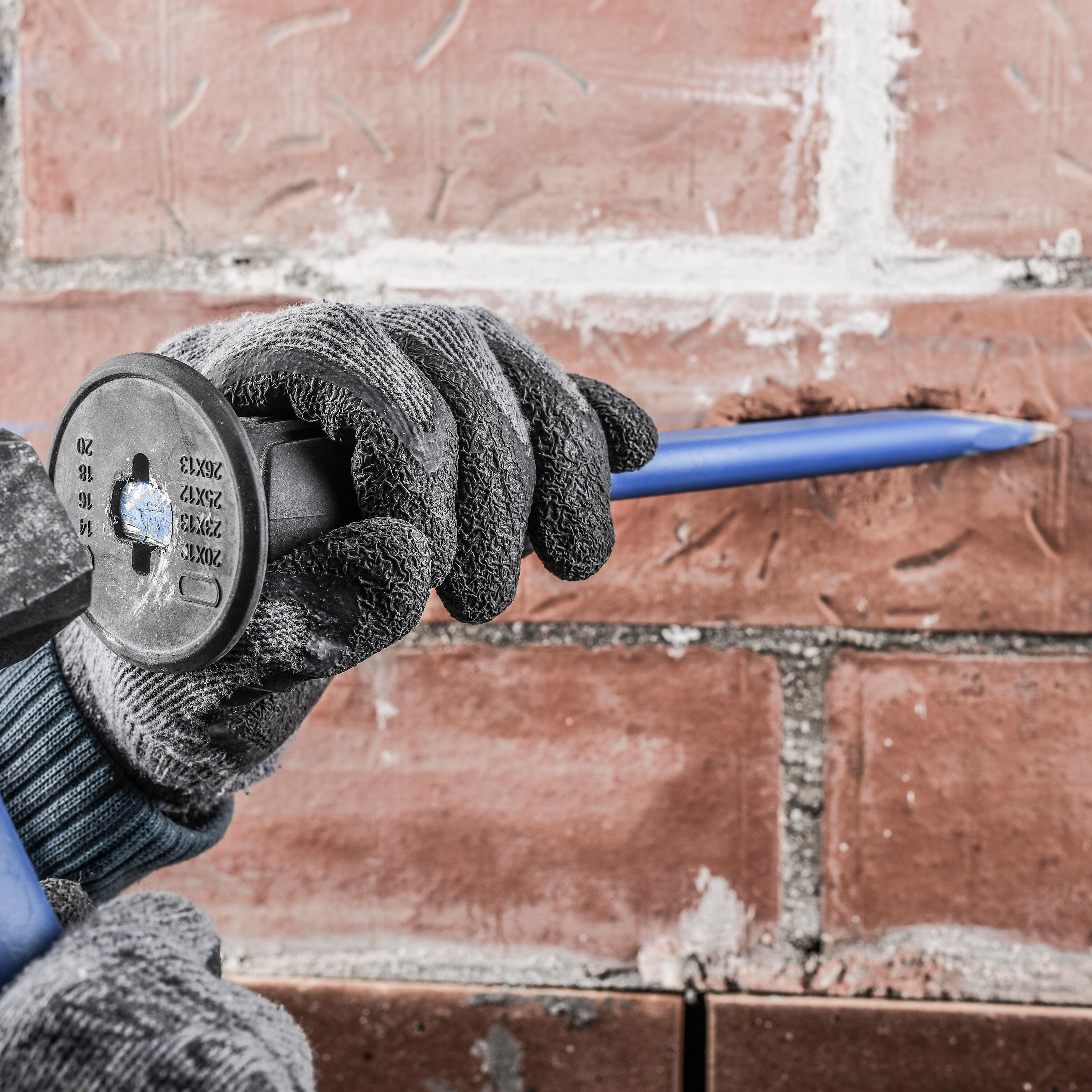 Ciseau de maçon DEXTER en acier, L.30 cm - 2