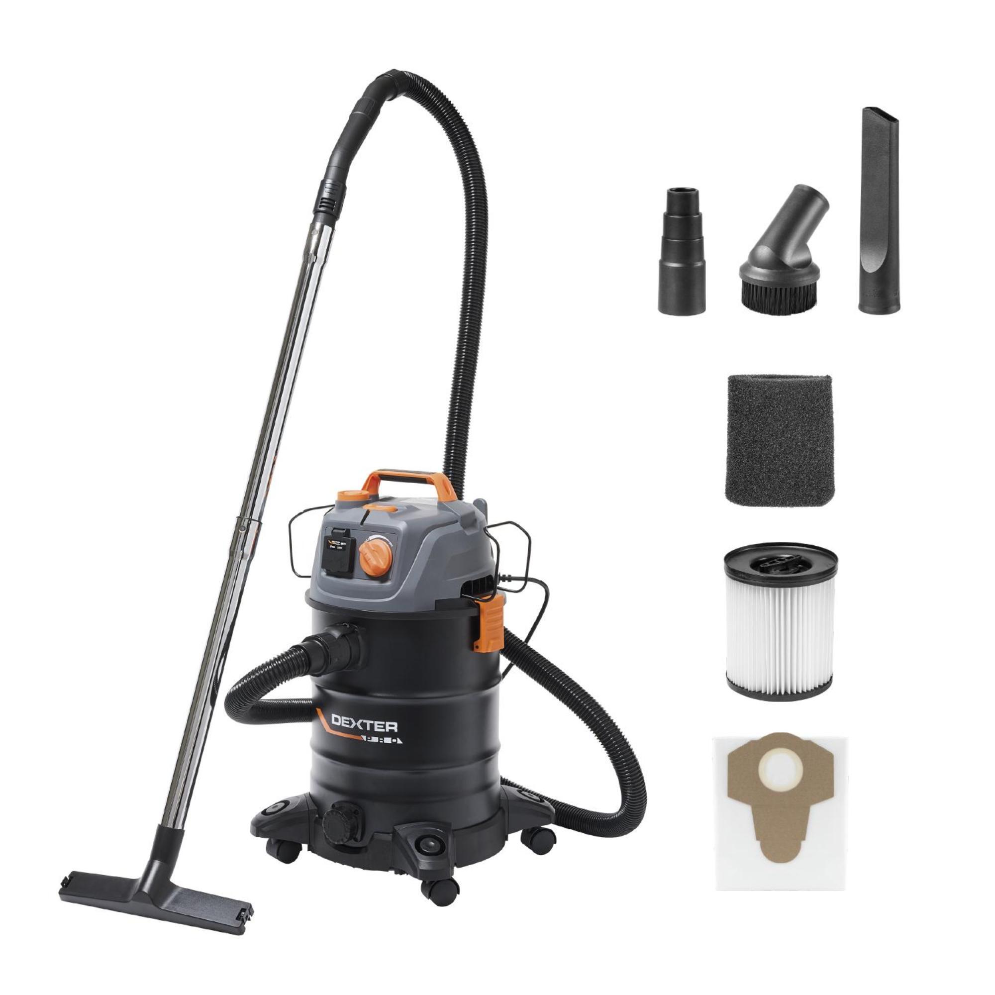 Aspirator umed/uscat Dexter Pro, 1400 W, rezervor 25 L | Leroy Merlin