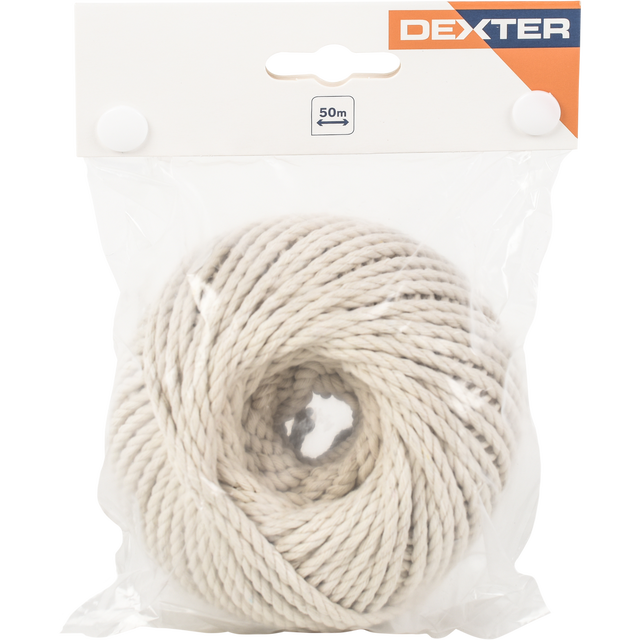 Cordeau de traçage en coton DEXTER, L.50 m