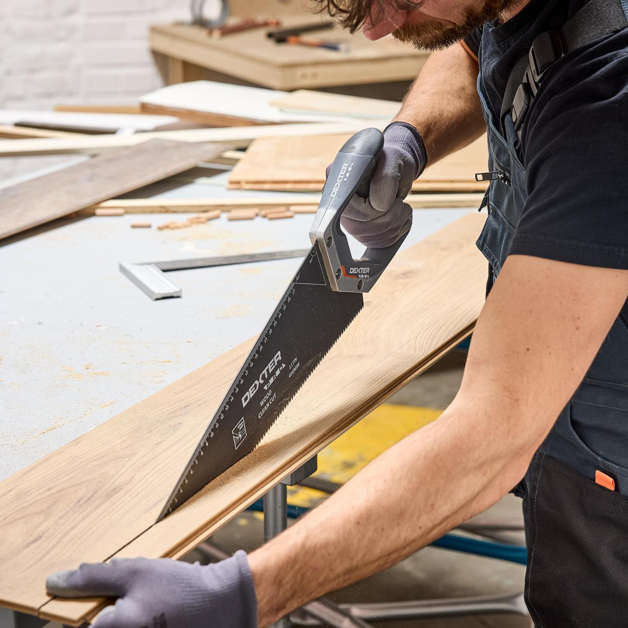 Fierastrau lemn Dexter Pro, taiere fina, 450 mm | Leroy Merlin