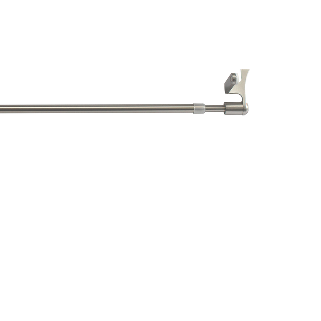 Kit de barre de vitrage nickel Nubo, L.50 - 80 cm, diam.9 mm, INSPIRE