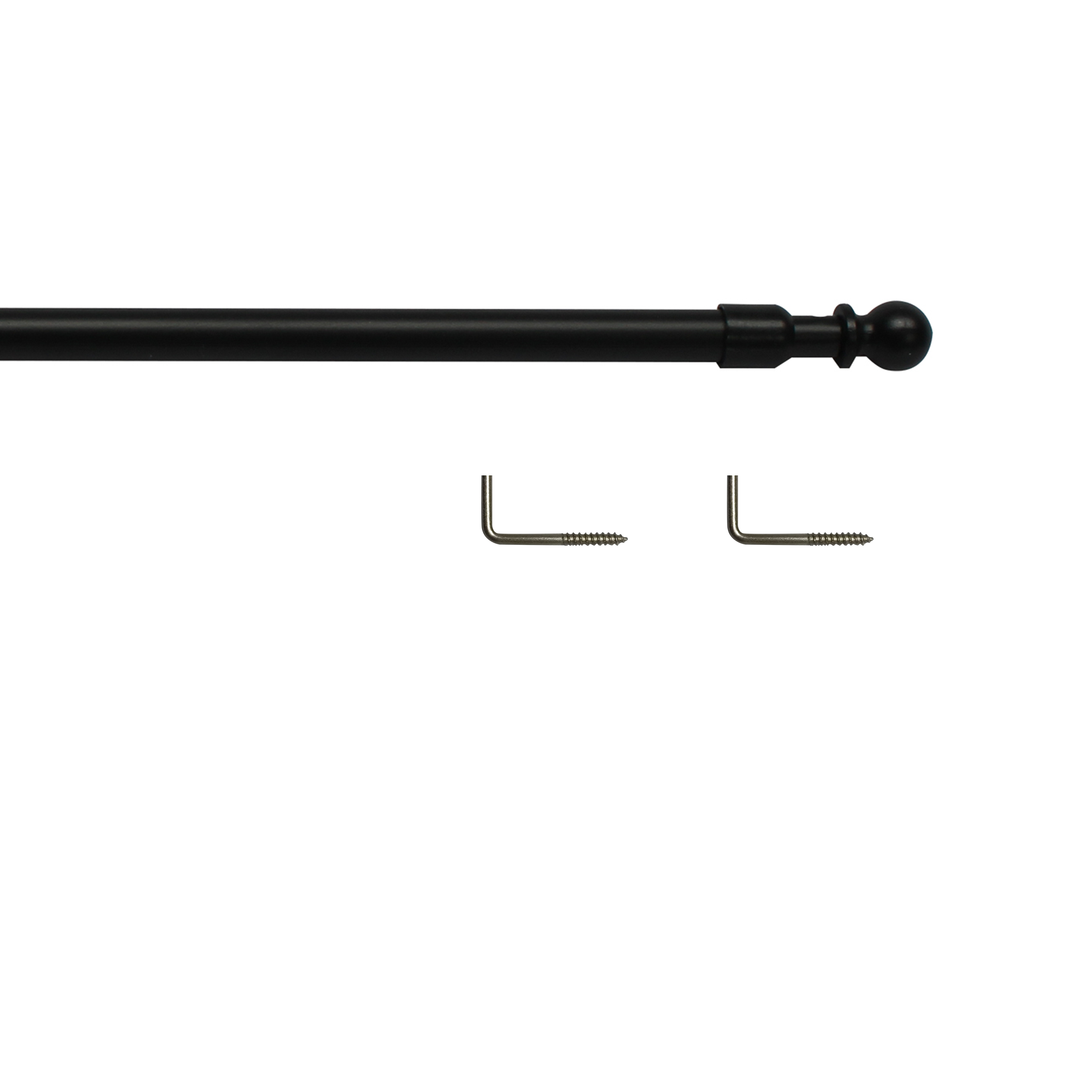 Barre de vitrage Ball, L.50 - 80 cm, diam.9 mm, INSPIRE