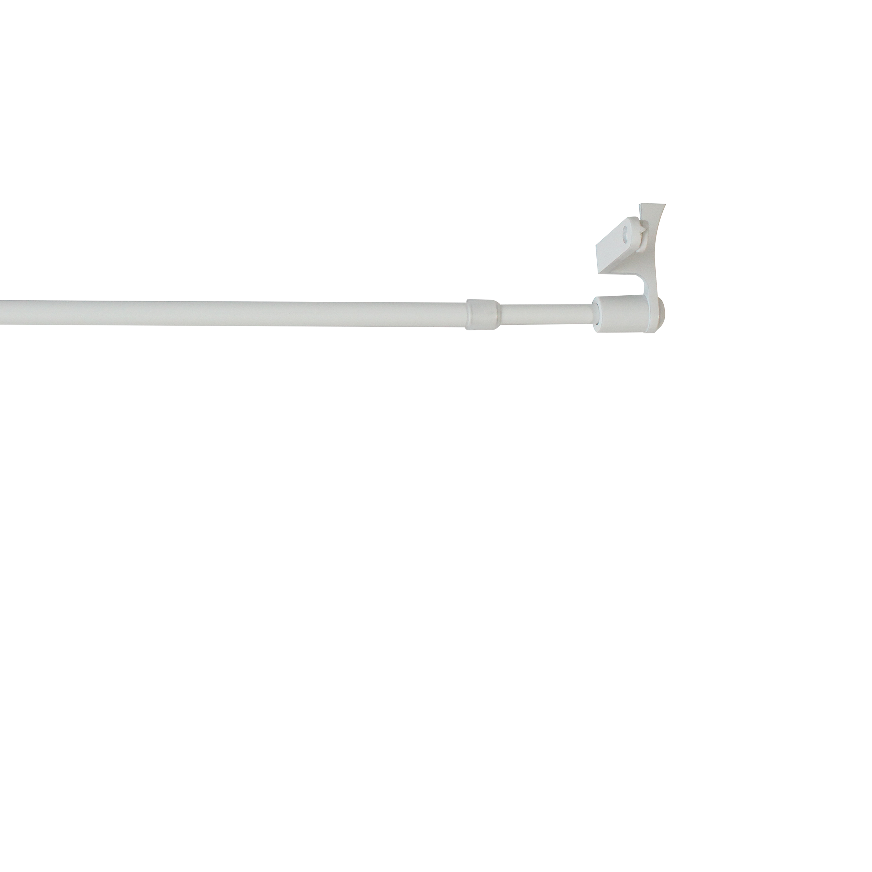Kit de barre de vitrage sans perçage blanc Nubo, L.30 - 50 cm, diam.9 mm, INSPIR - 7