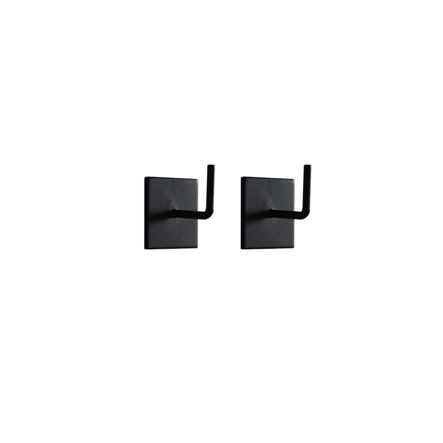 Support pour tringle à rideau Square Diam. 9mm noir brut INSPIRE