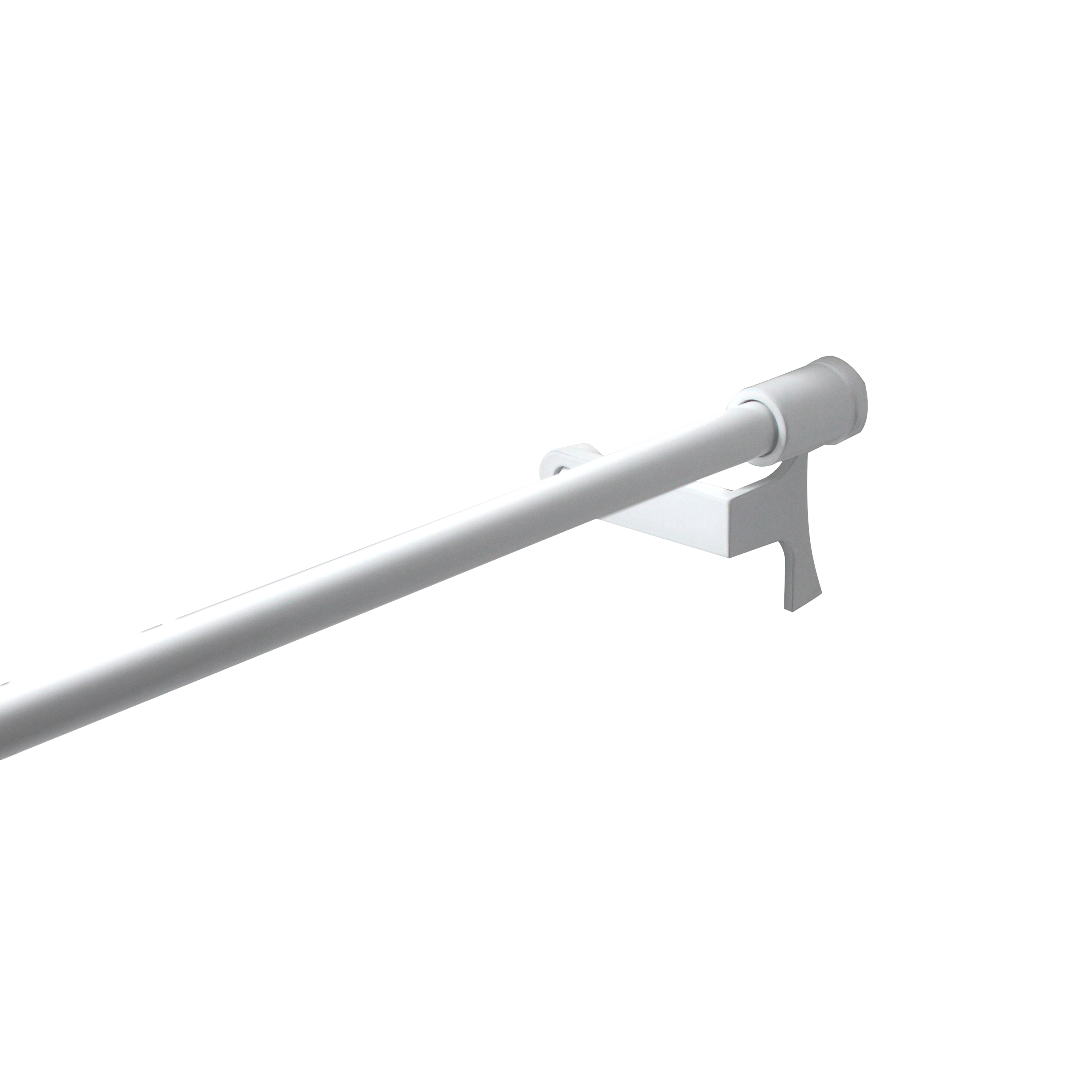 Kit de barre de vitrage sans perçage blanc Nubo, L.50 - 80 cm, diam.9 mm, INSPIR - 9