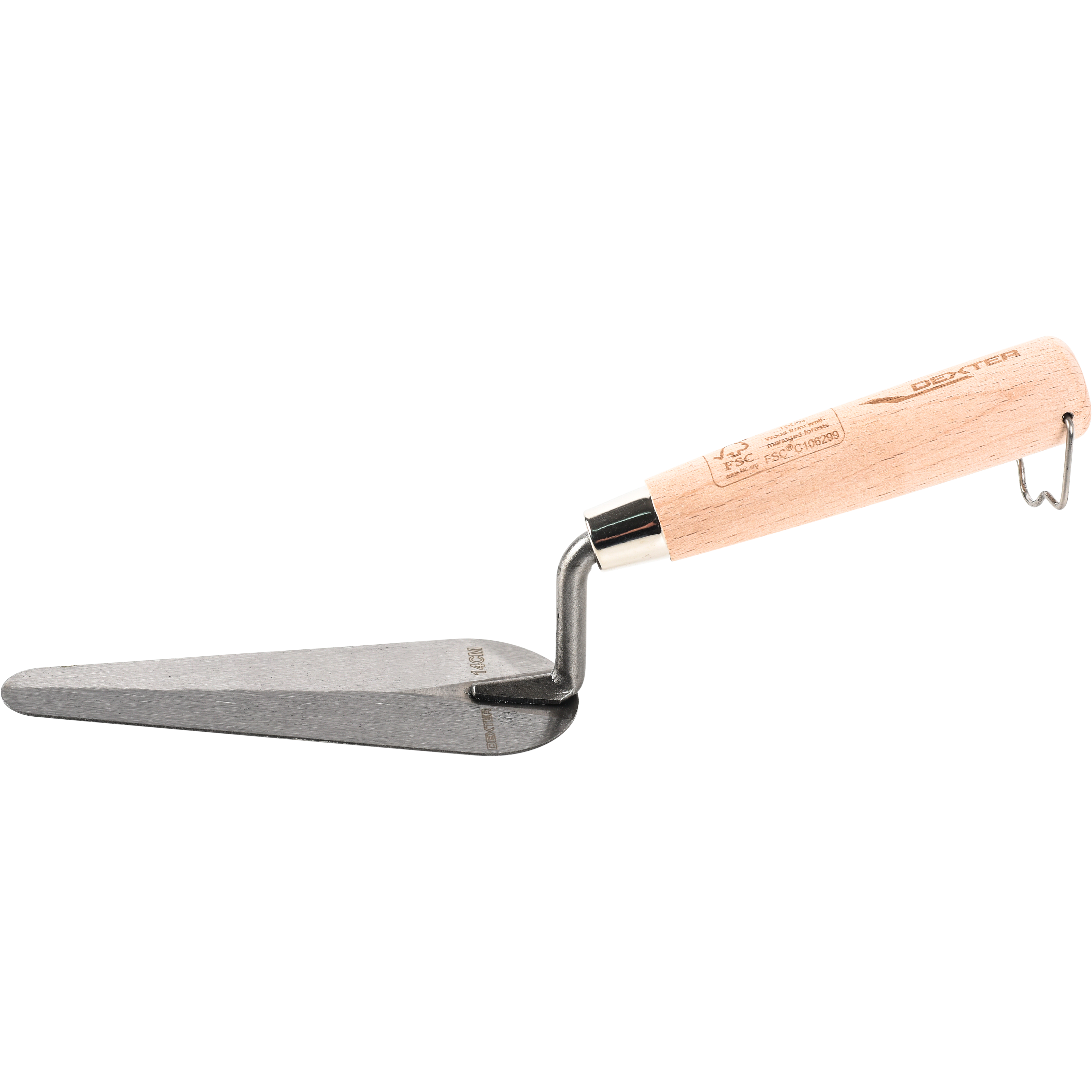 Truelle langue de chat en acier DEXTER, lame de 14 cm - 7
