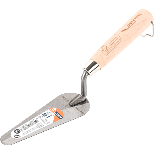 Truelle langue de chat en acier DEXTER, lame de 14 cm