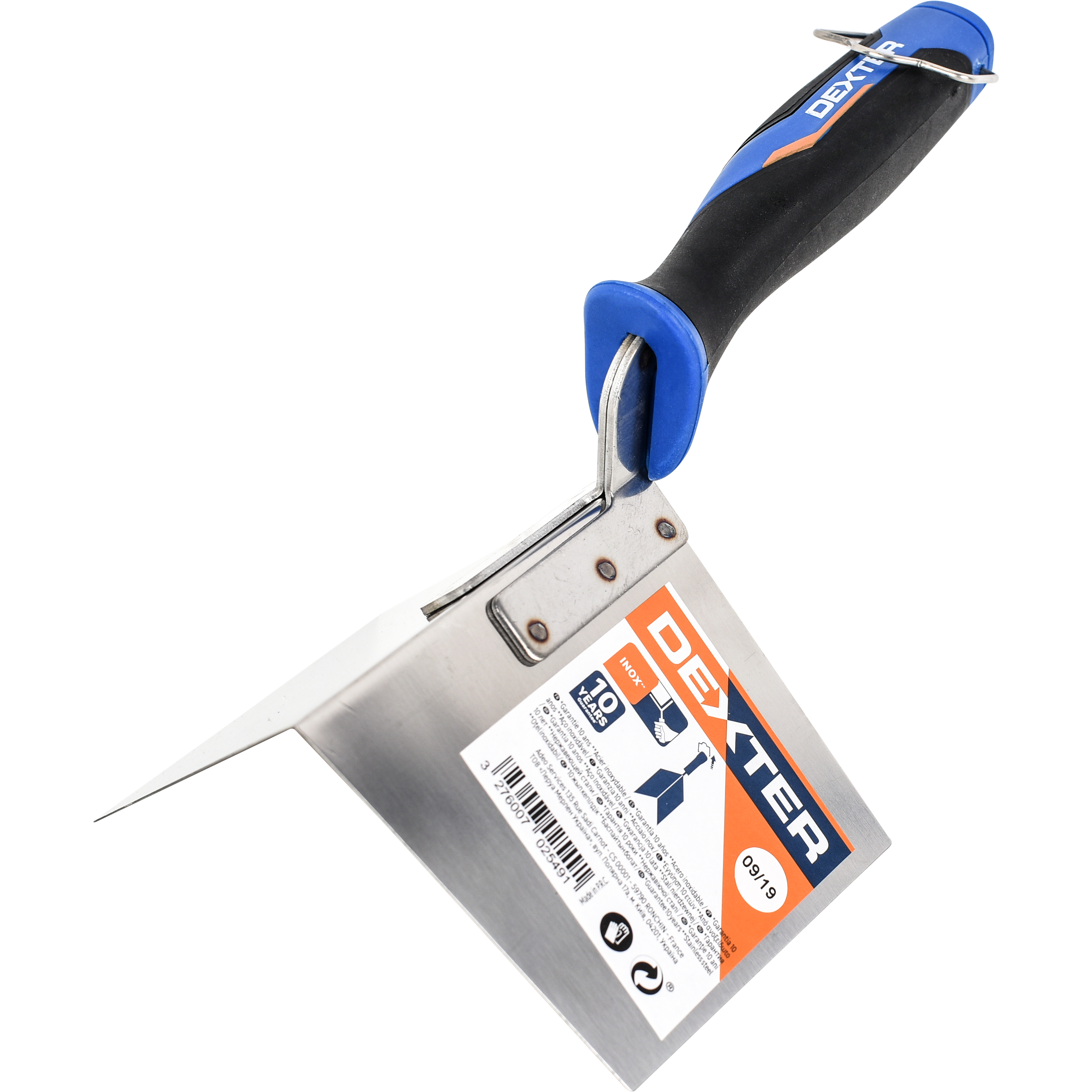 Truelle d'angle acier inoxydable DEXTER, 10.7 cm - 10