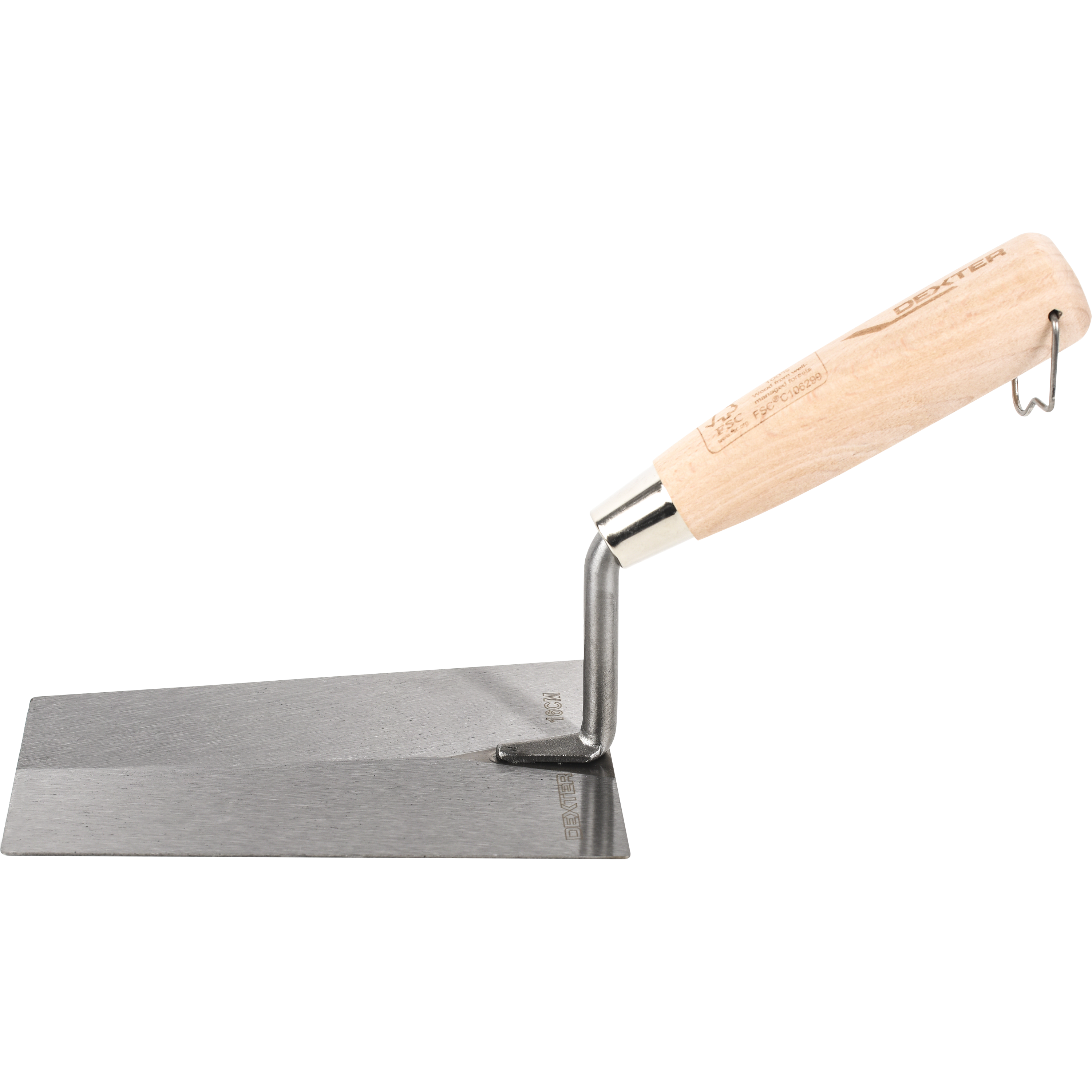 Truelle carrée en acier DEXTER, lame de 16 cm - 2