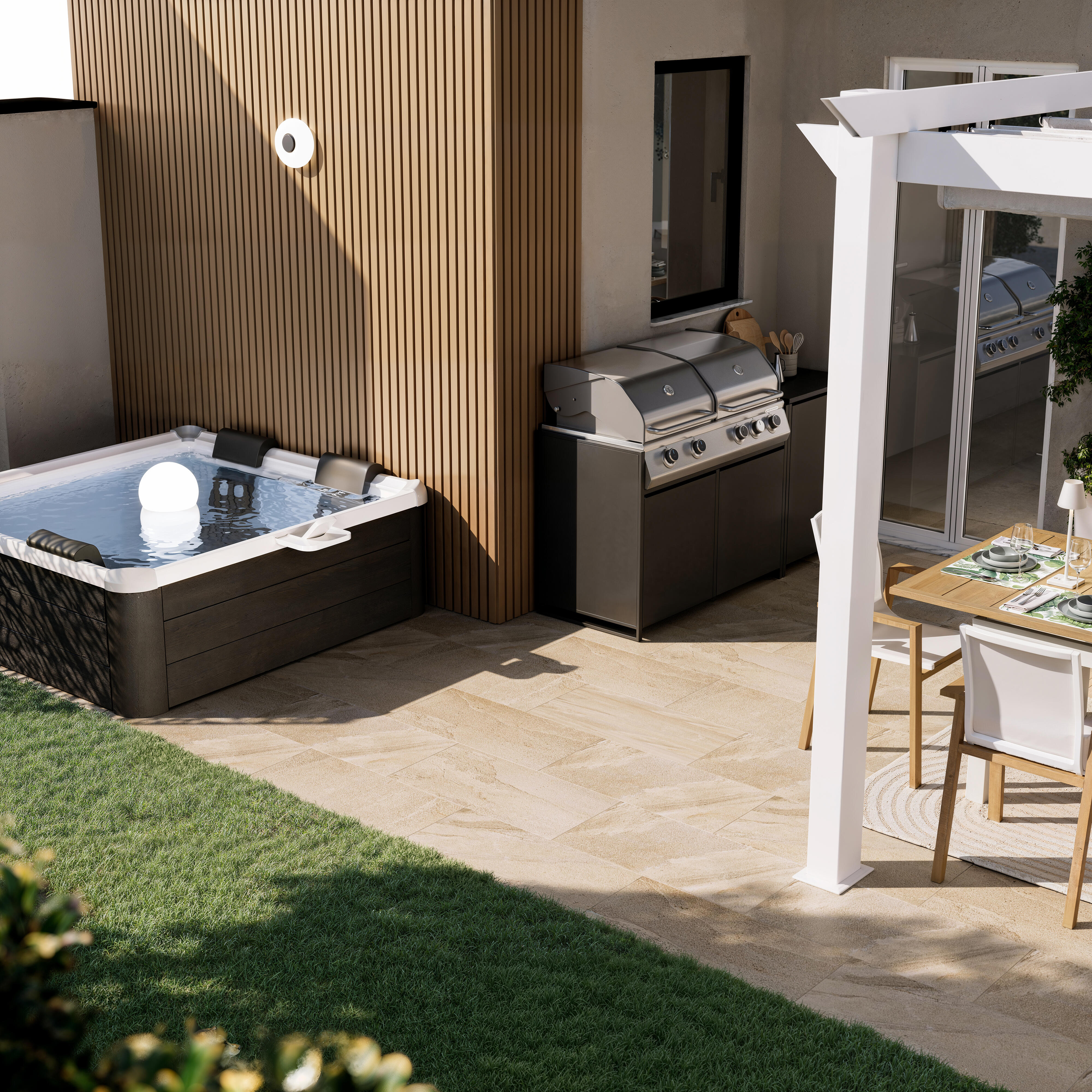 Módulo para barbecue Hudson 4 queimadores alumínio 109x60 cm Naterial Europa - 5