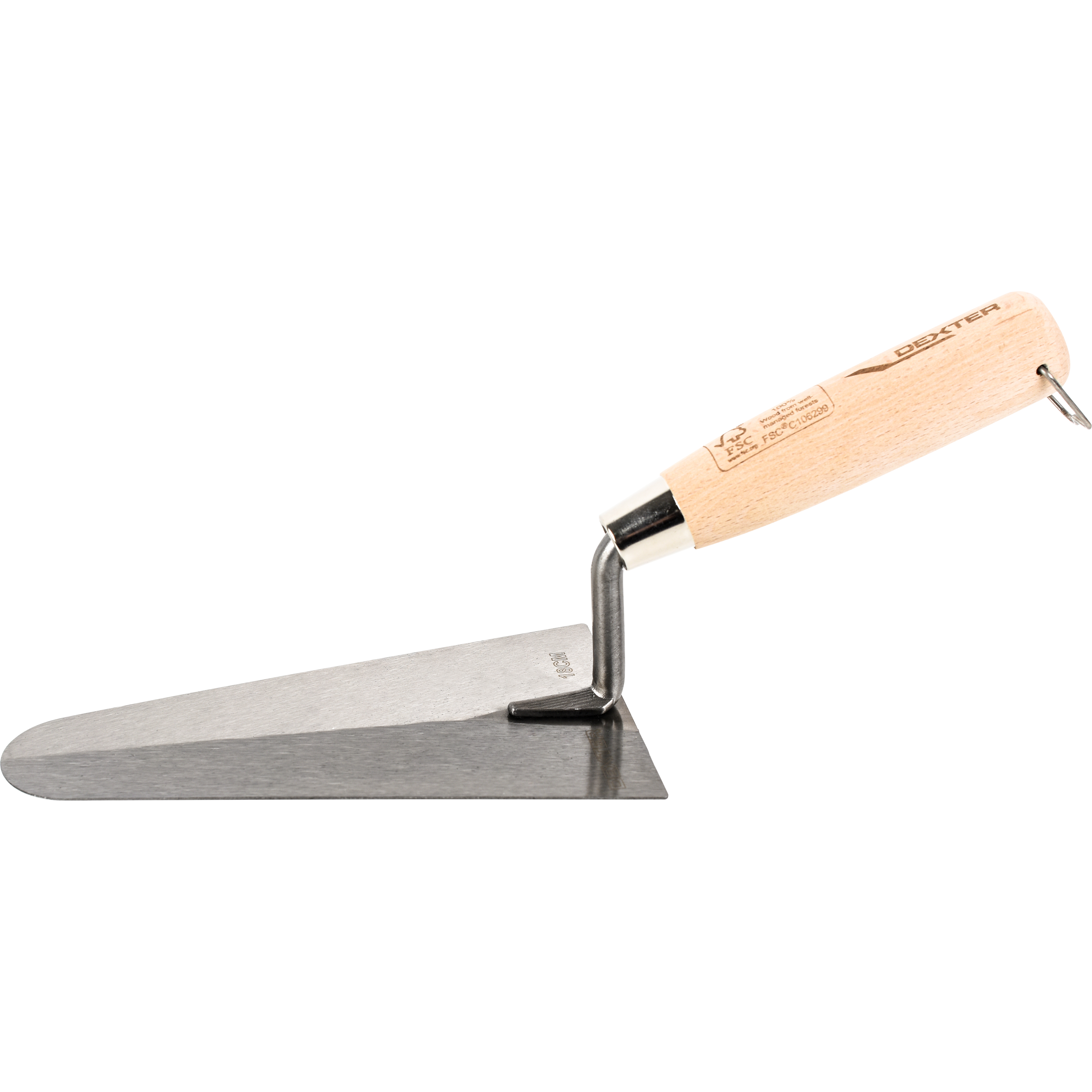 Truelle ronde acier DEXTER, lame de 18 cm - 3