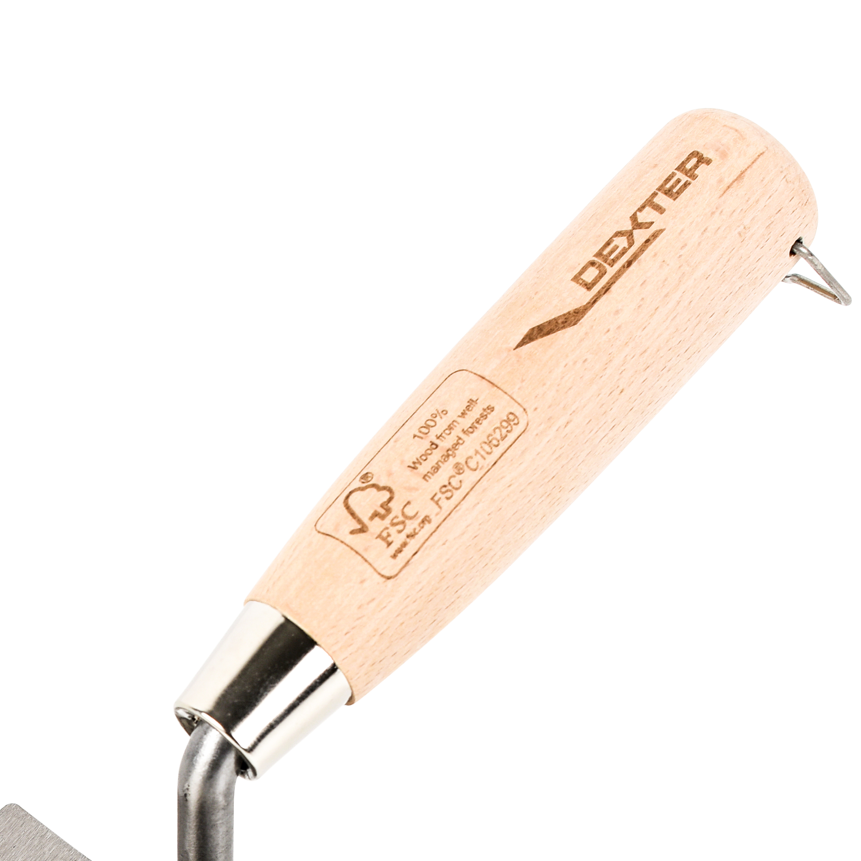 Truelle ronde acier DEXTER, lame de 18 cm - 4