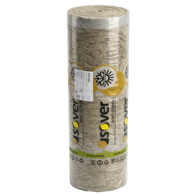 2 uds de rollo Fibra de vidrio ISOVER EASYWALL Espesor 600mm 10x0.6m R=1,3