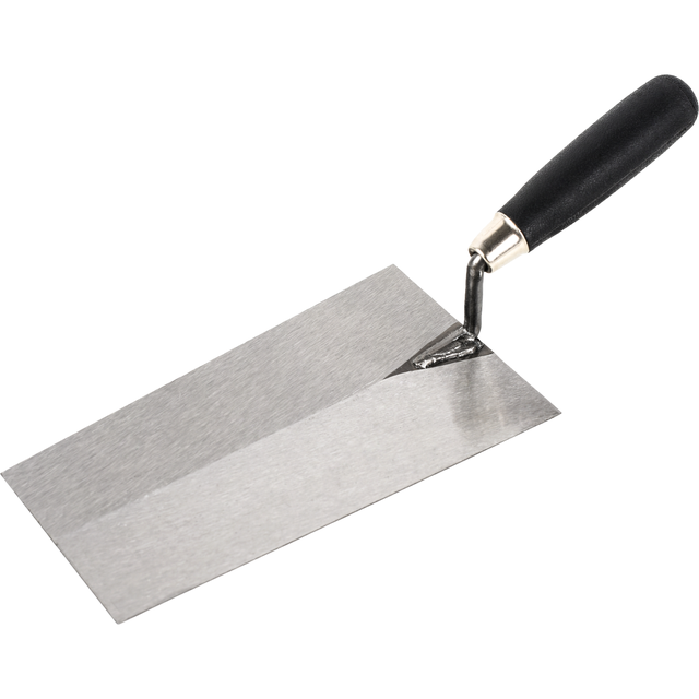 Lot de 3 truelles rondes en acier, lame de 20 cm