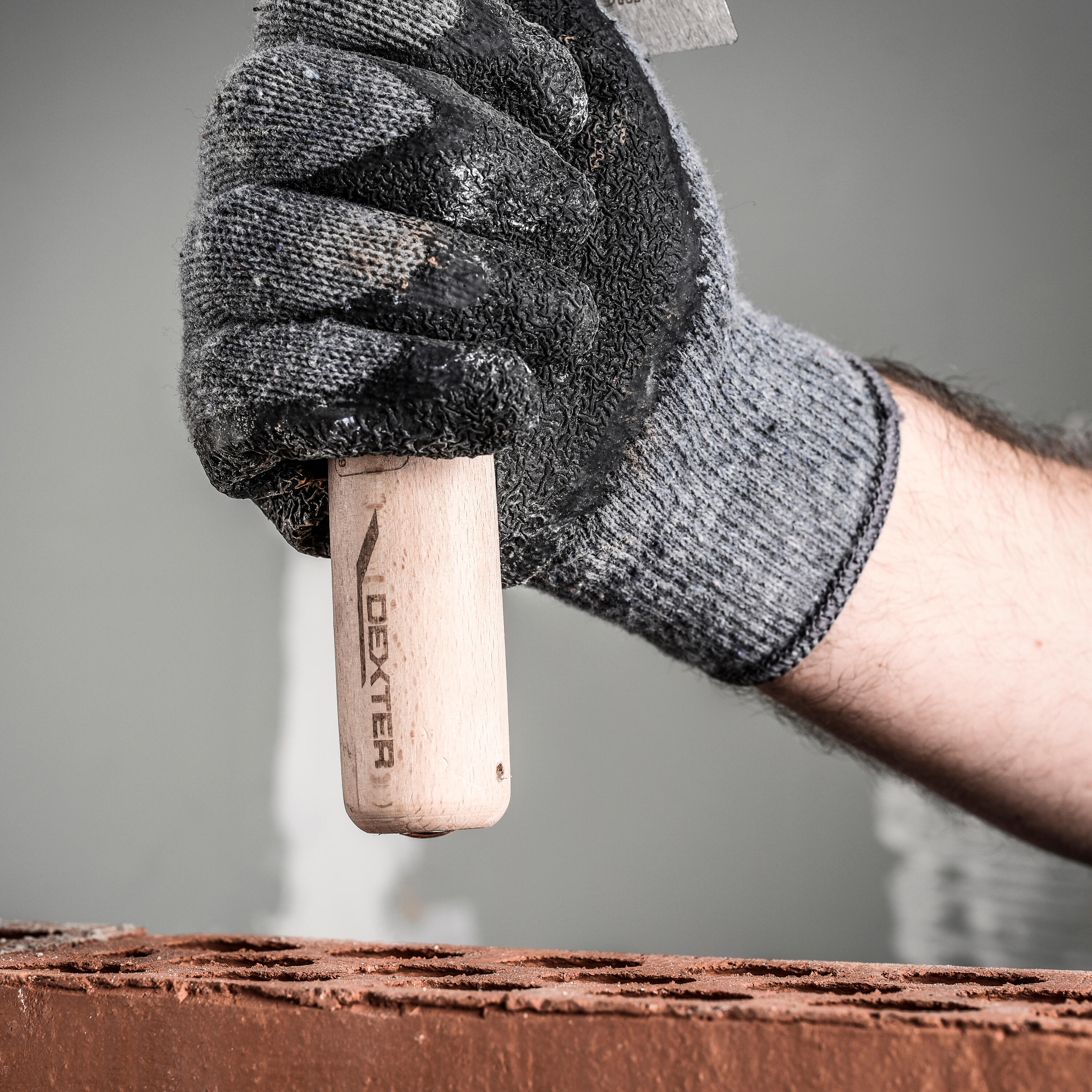 Truelle ronde en acier DEXTER, lame de 16 cm - 7