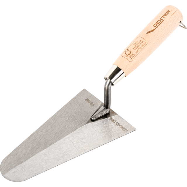 Truelle ronde acier DEXTER, lame de 18 cm
