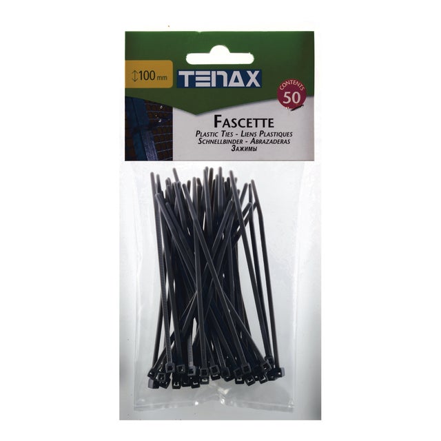 Fascetta per occultamento FIX-TIE S 100 mm grigio 50 pezzi