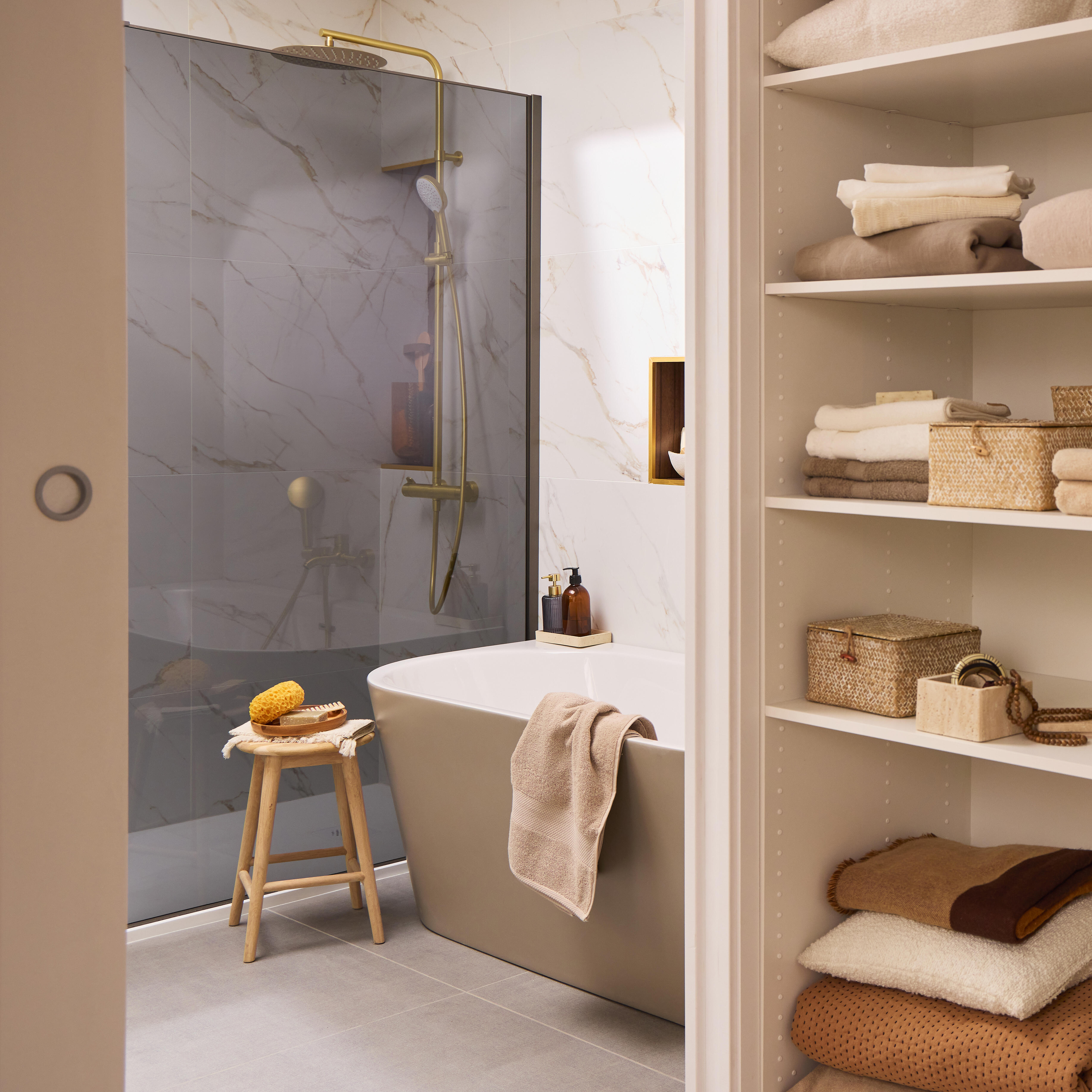 Módulo 204,8x80x54 cm branco Spaceo Evo'M - 8