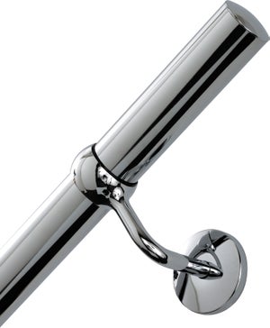 Corrimano In Acciaio Inox Per Scale - 50 Cm, Diametro 42 Mm, Per Interni Ed Esterni - Foto 9