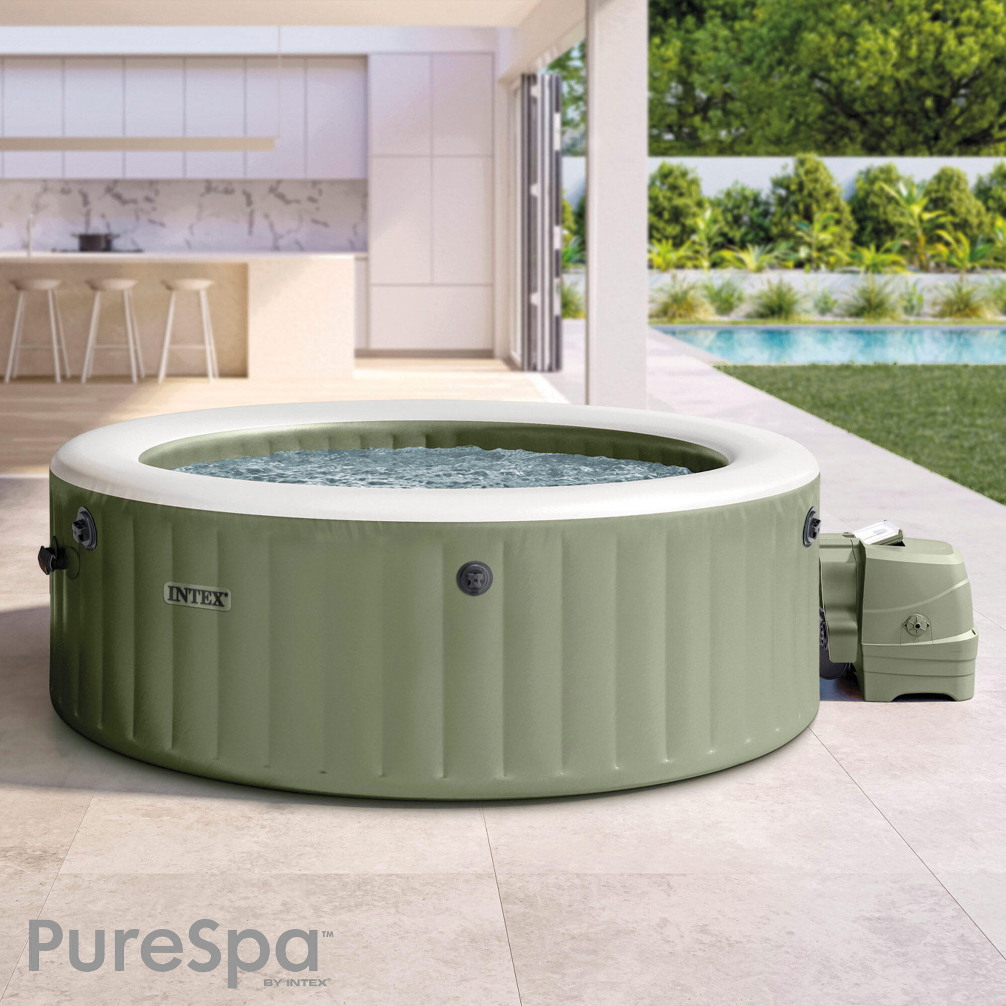 Spa inflável Purespa Olive 216x71 cm Intex - 3