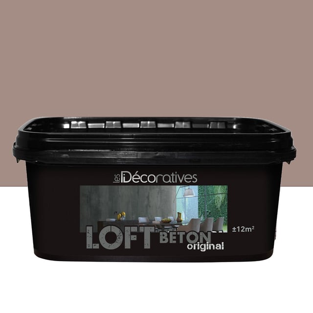 Pittura decorativa Loft Original ID effetto cemento marrone milano 2 l