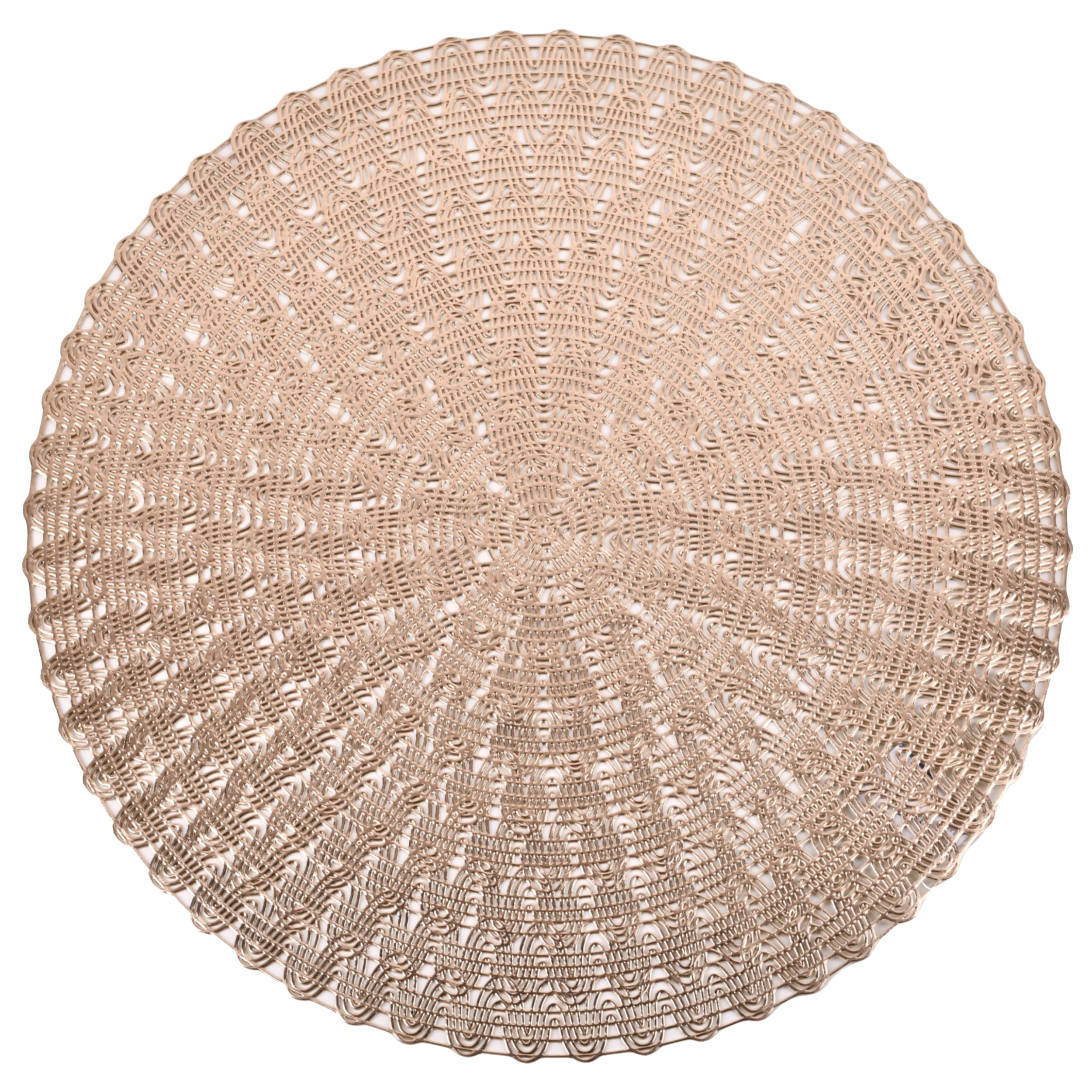 Podkładka na stół okrągła śr. 38 cm złota
