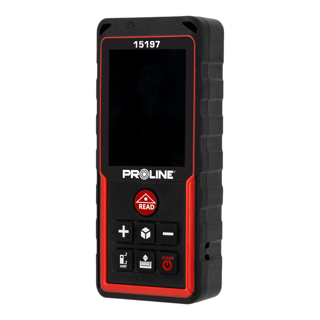 Dalmierz laserowy z LCD 50 m IP54 Proline