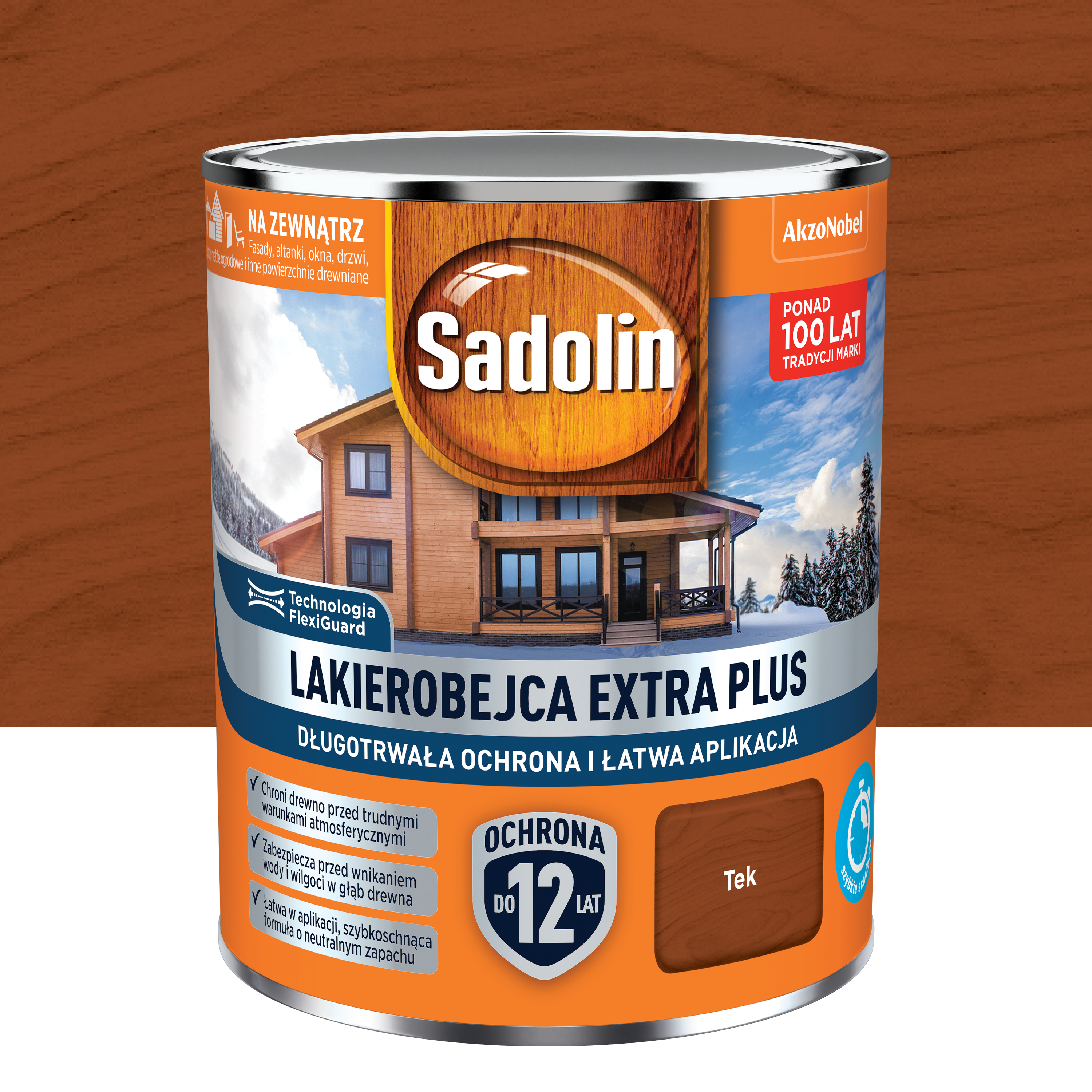Lakierobejca Extra Plus Tek 0.7 l Sadolin