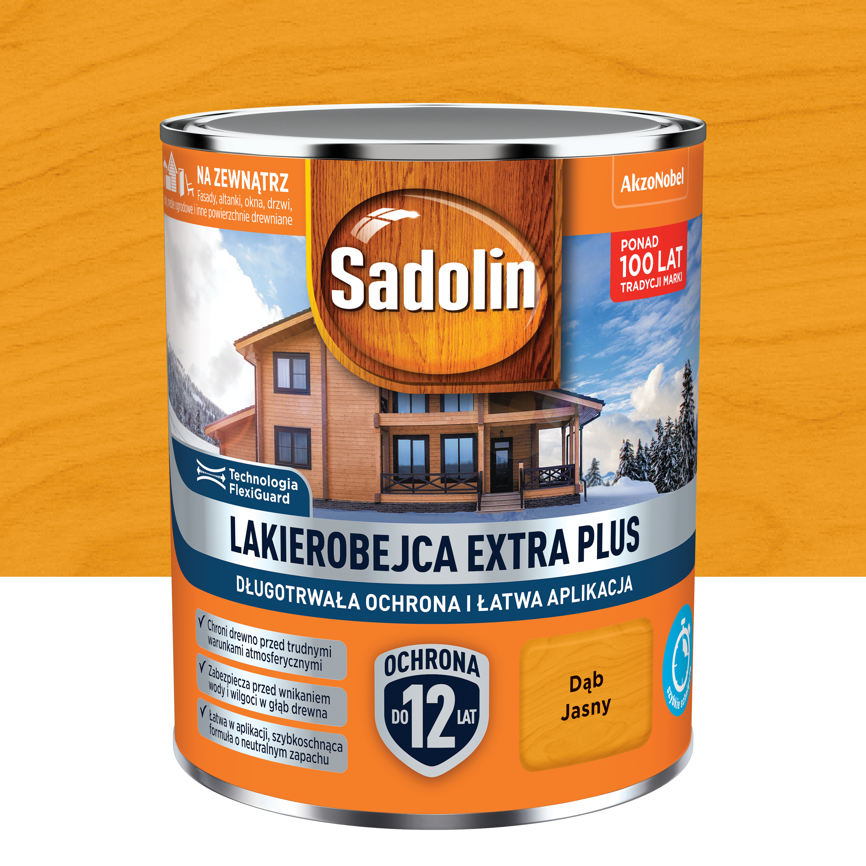 Lakierobejca Extra Plus Dąb jasny 0.7 l Sadolin