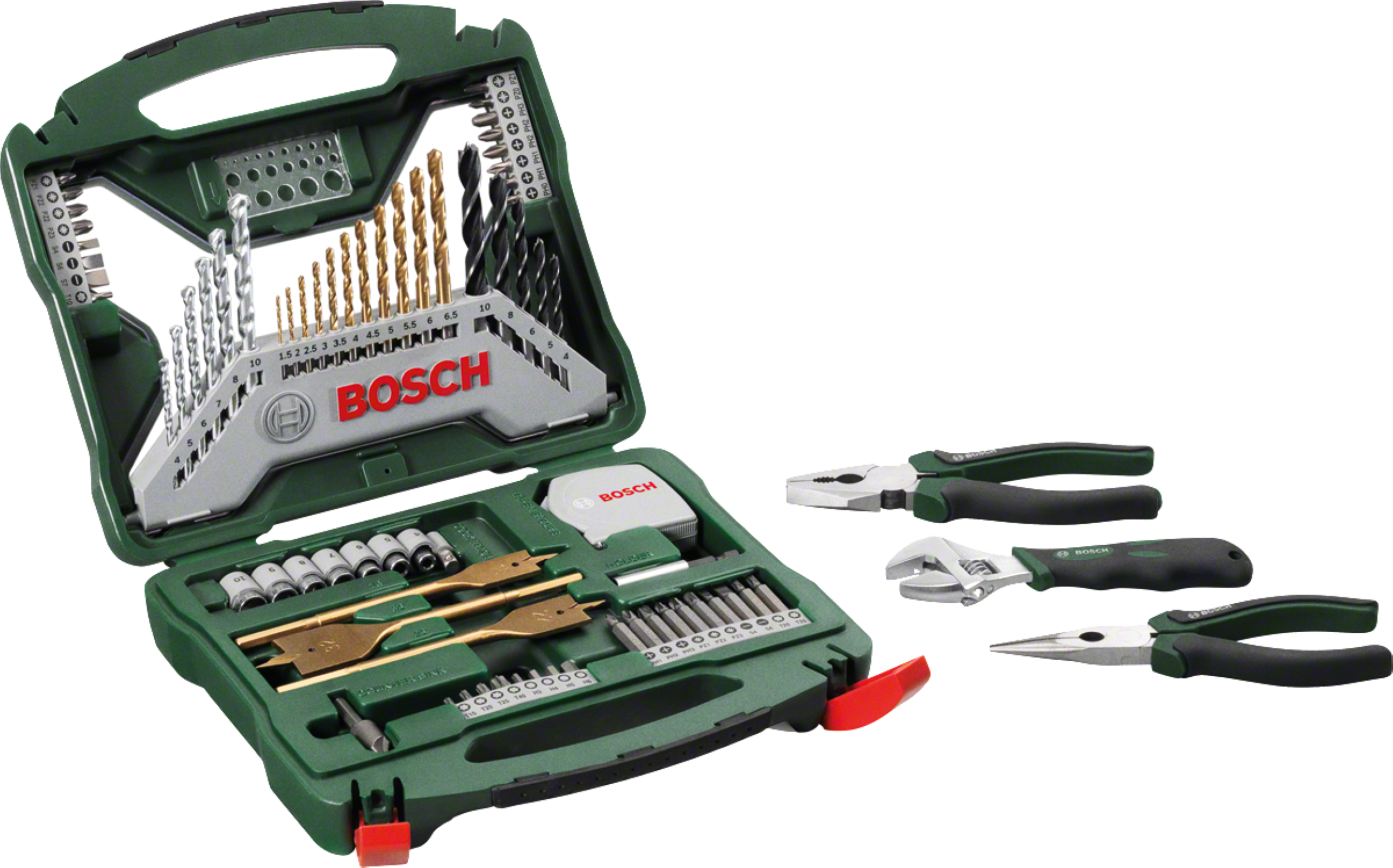 Zestaw wierteł i bitów 70 szt. X-Line Bosch