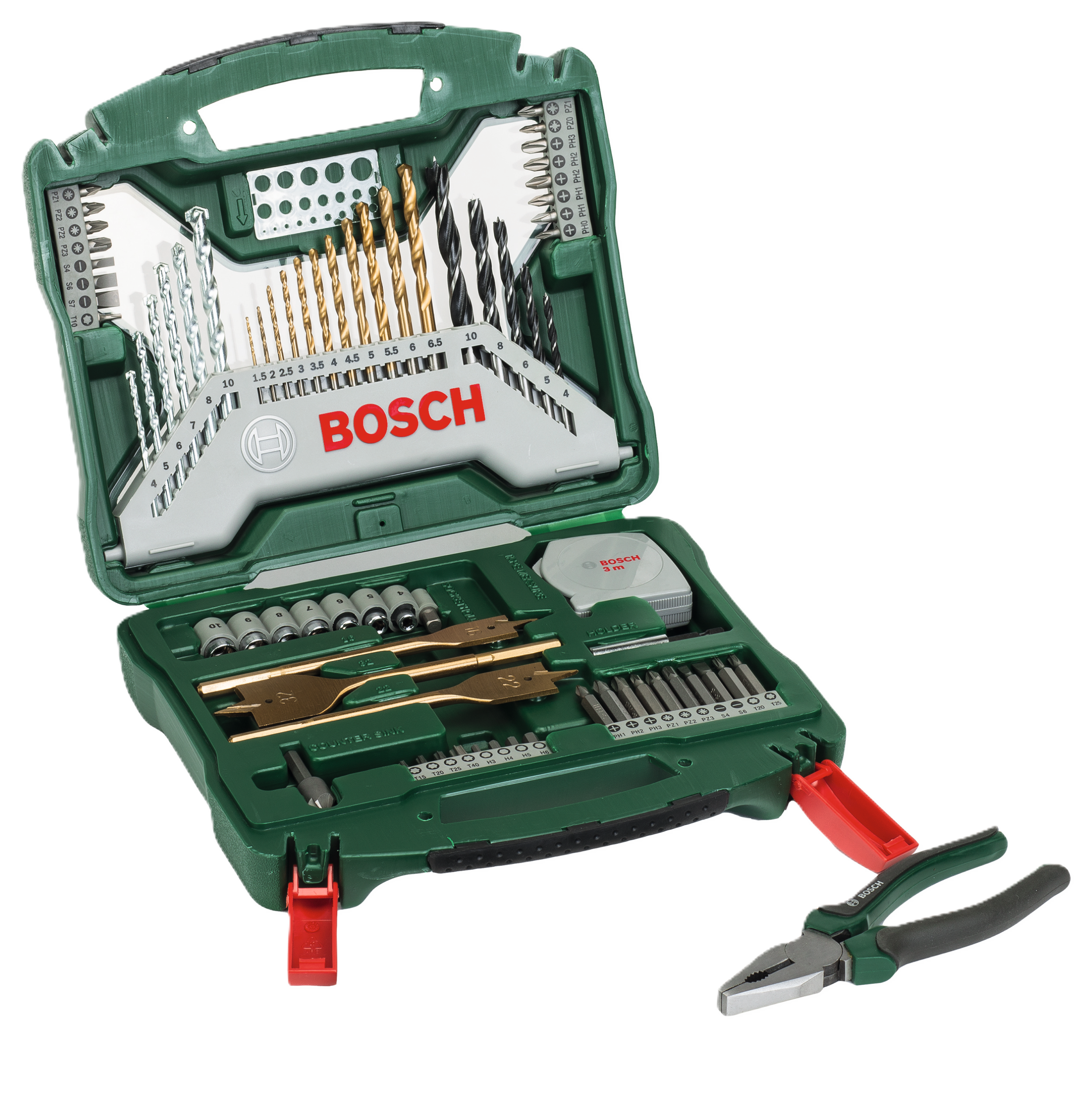 Zestaw wierteł i bitów 70 szt. X-Line Bosch - 2