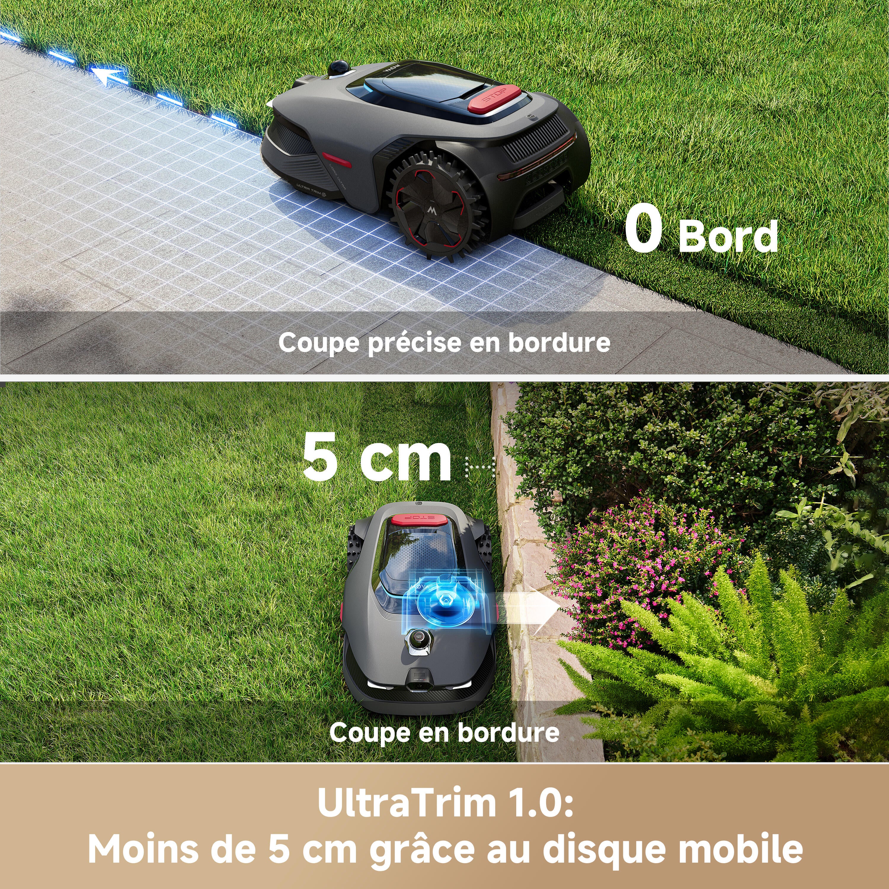 Robot tondeuse connecté 2000 m² Mova lidax ultra 2000 - 4