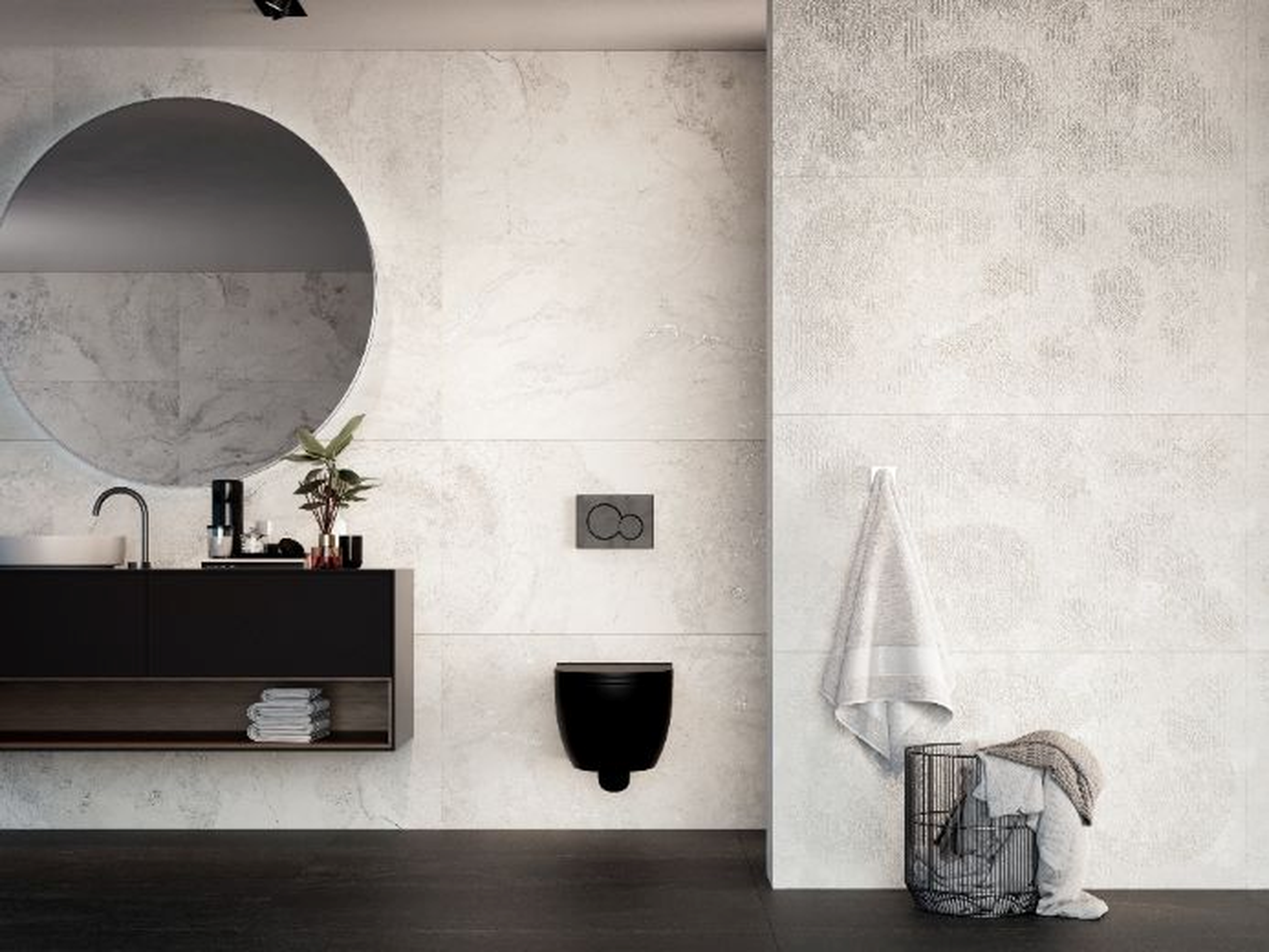 Gres szkliwiony carvingowy 60x120 cm Ceramstic 4D Virapo White - 2